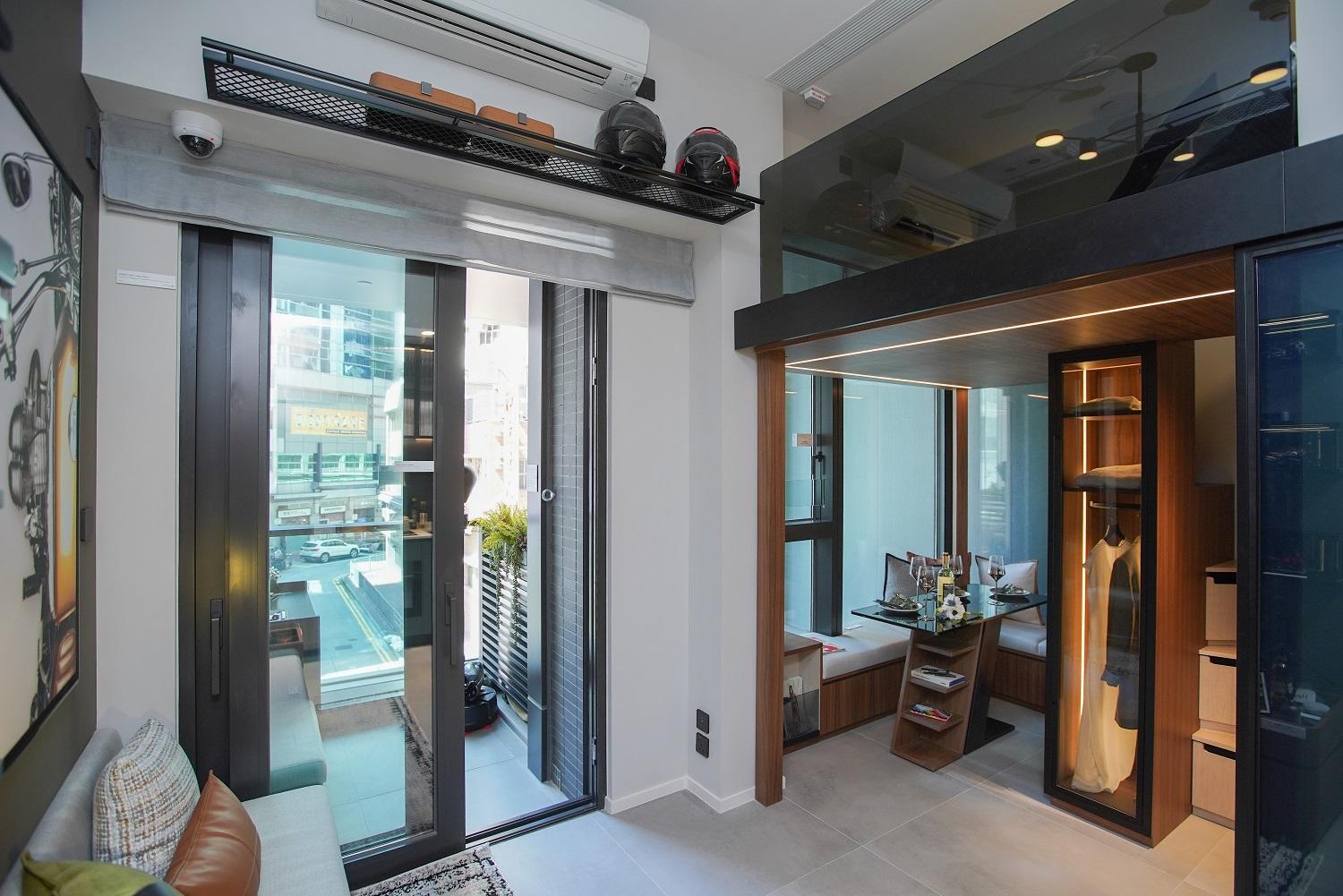 大角咀新盤|Larchwood面積267方呎一房 特大露台可放小梳化