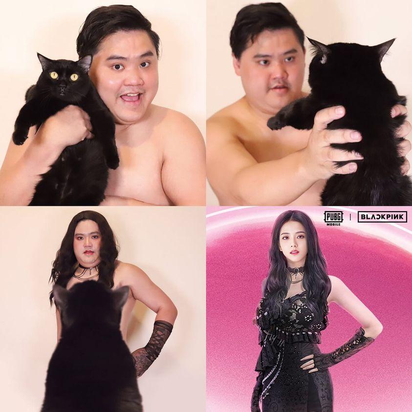 「Lowcostcosplay」近日玩盡BLACKPINK成員們的最新造型。