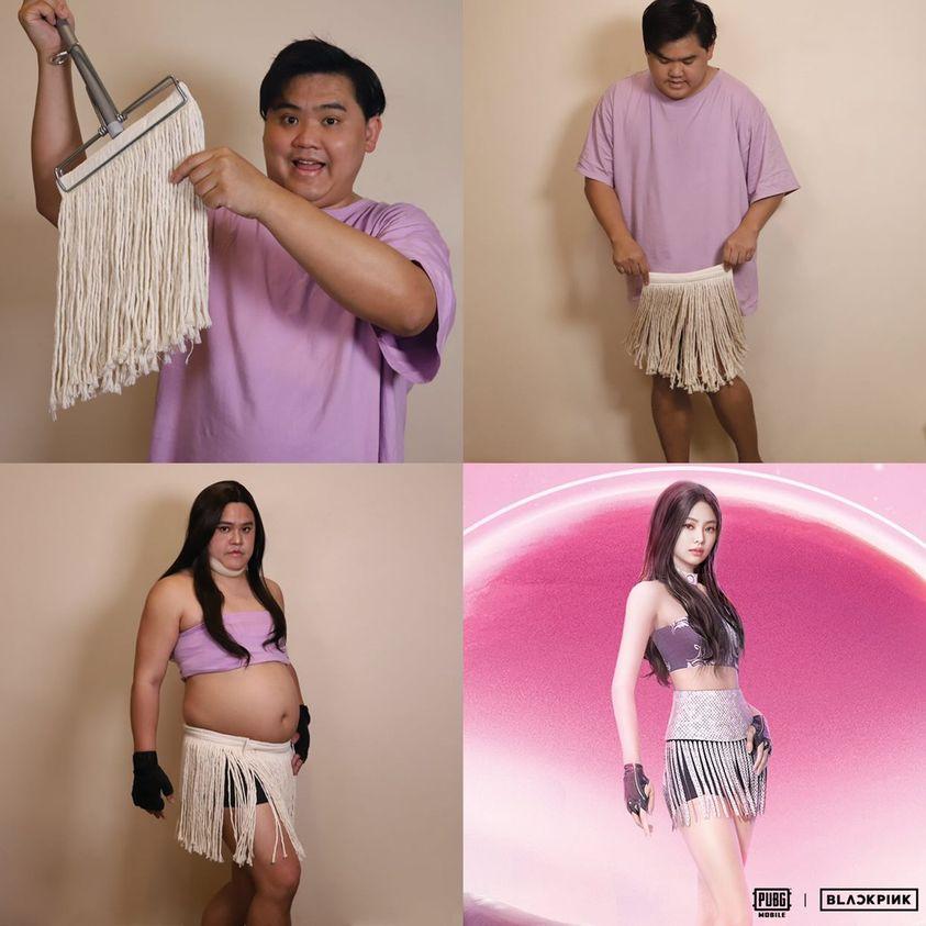 「Lowcostcosplay」近日玩盡BLACKPINK成員們的最新造型。