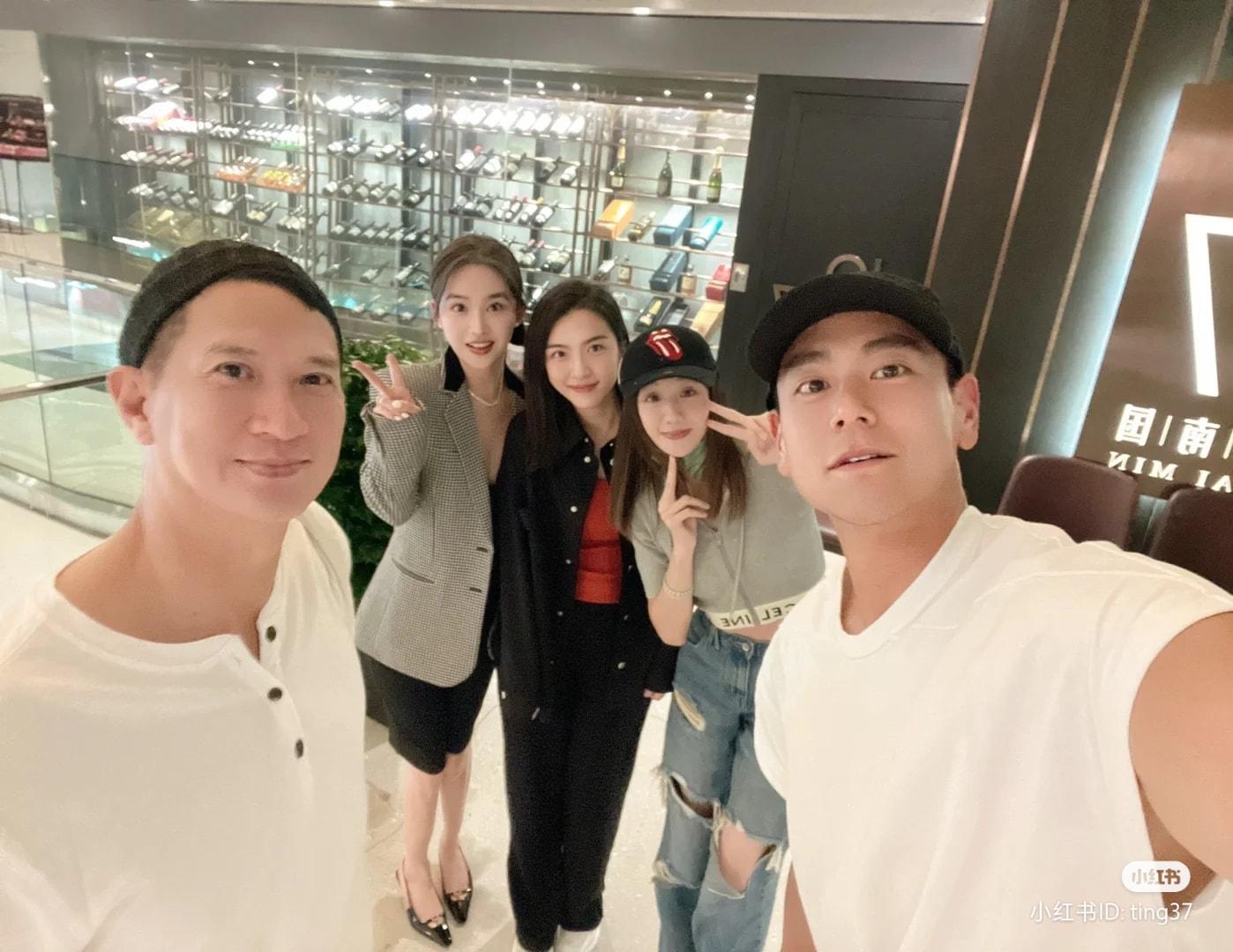 彭于晏日前與張家輝在商場被網民捕獲。