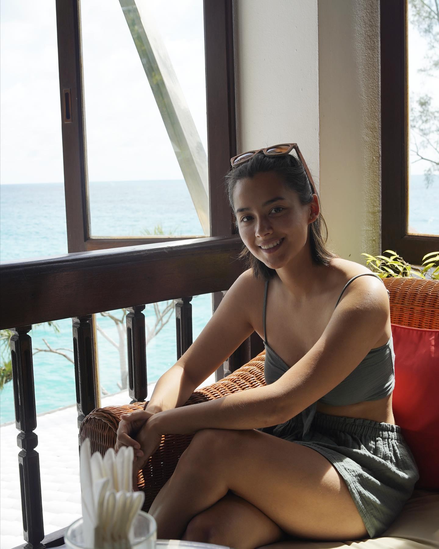 謝嘉怡今個假期相當盡興。