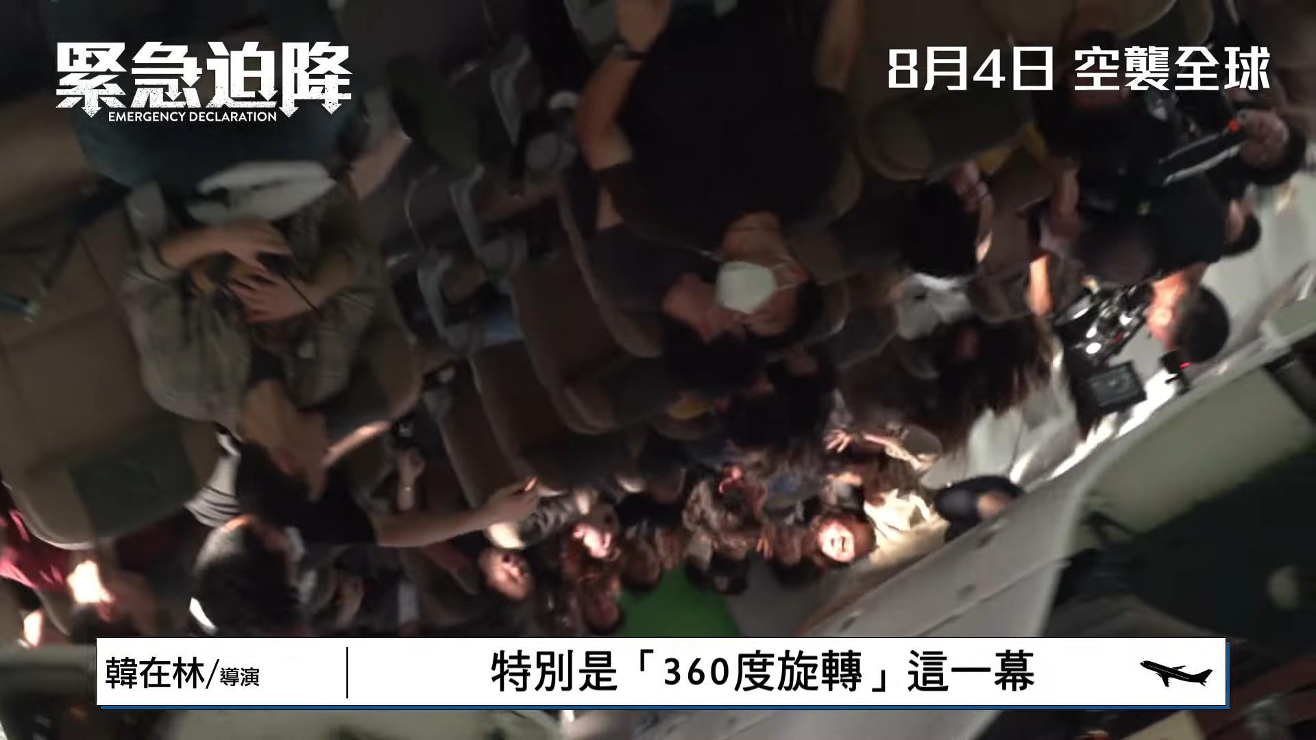 一眾演員需要跨越地心吸力演戲的障礙,應付360度全方位的拍攝。