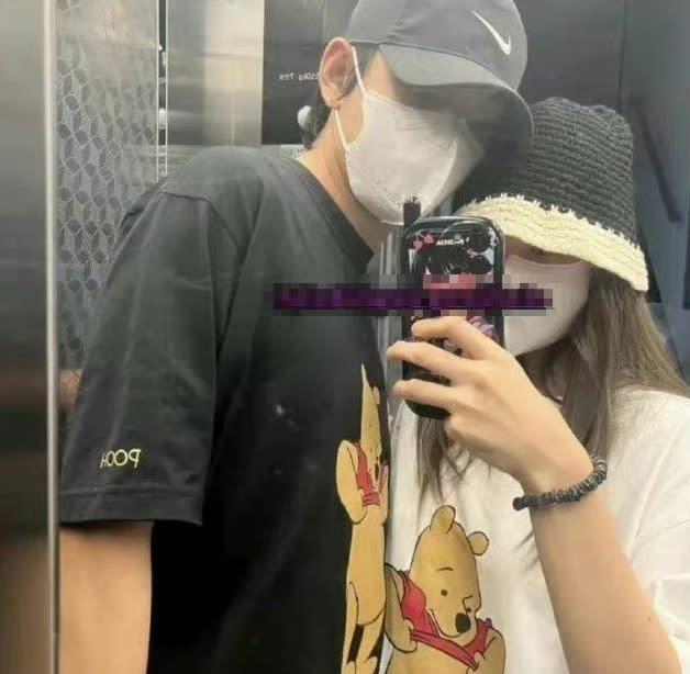 Jennie與BTS成員V接連流出疑似合照,緋聞即成熱話。