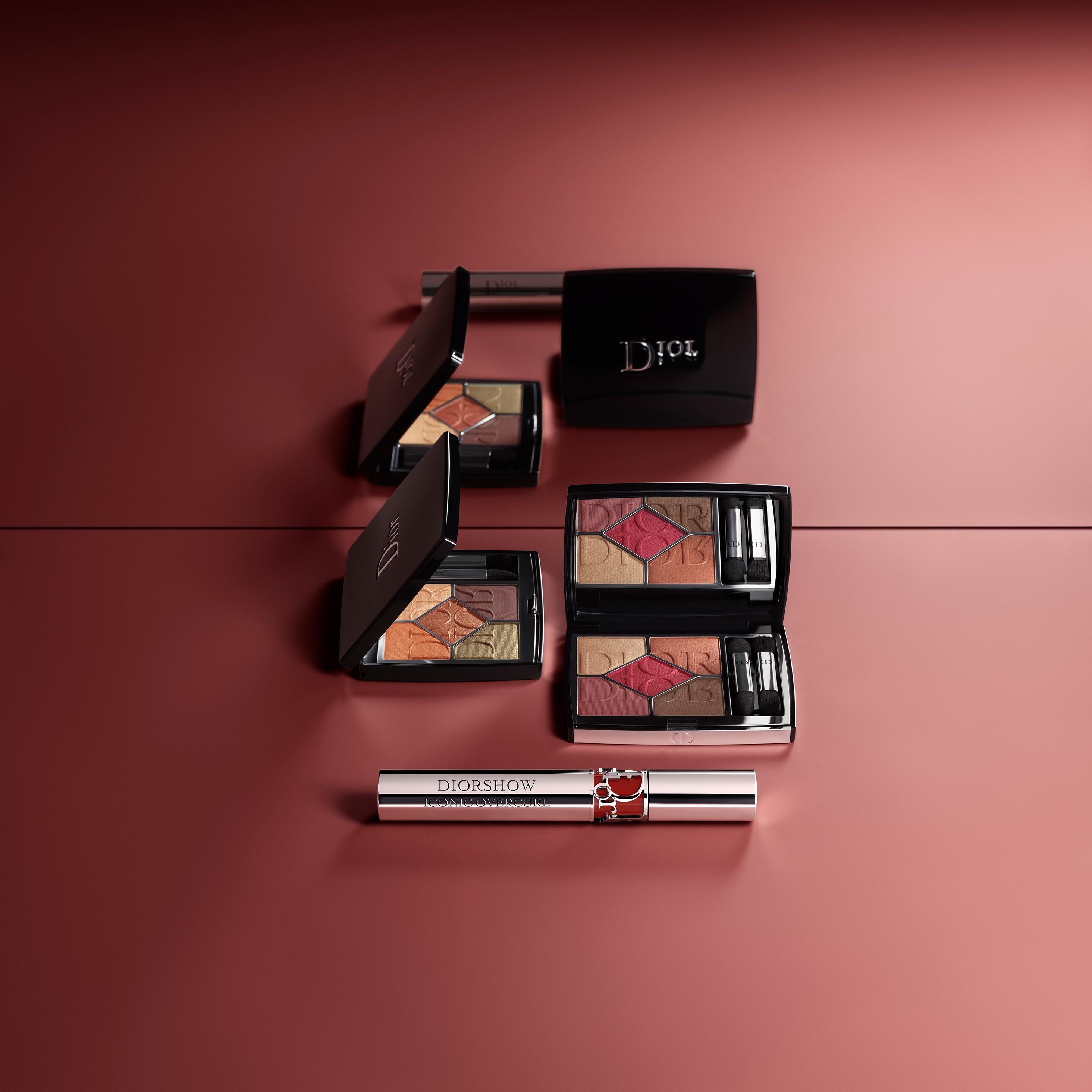 高級訂製5色眼影($620)共有兩款,而豐彩終極提升捲曲睫毛液首度推出磚紅色,備有彎形刷頭,塑造豐盈捲曲美睫。$340