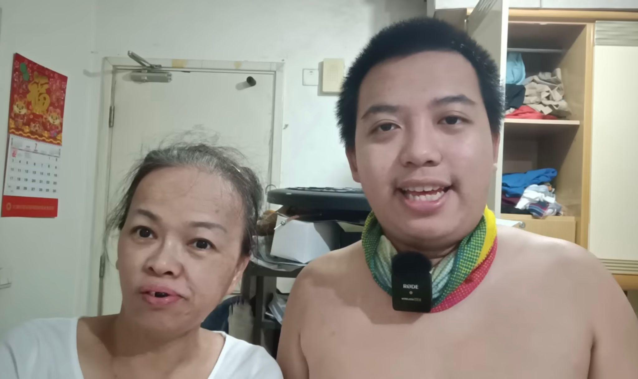 Kenny與其老母近期成為網絡紅人。