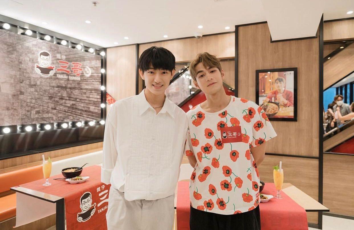 Ivan拍埋男神Jeffrey旁邊,不僅沒有被比下去,而且還要高。