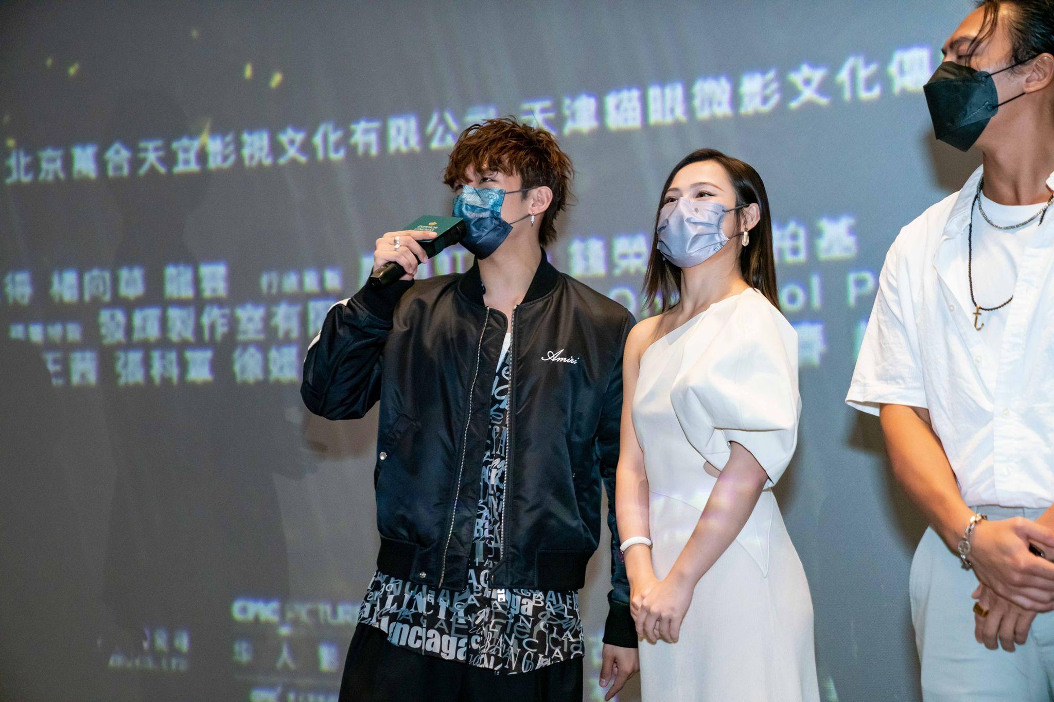 古天樂拉大隊到戲院謝票,ANSONBEAN與Winka都有份。