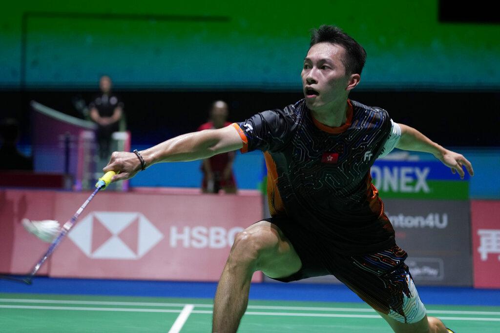 伍家朗在世錦賽晉級16強。(美聯社)