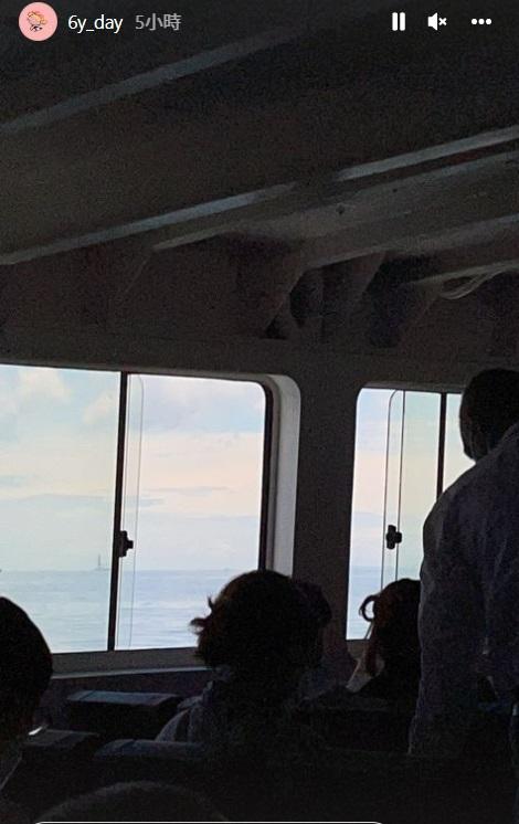 Day透露她們坐船出離島。