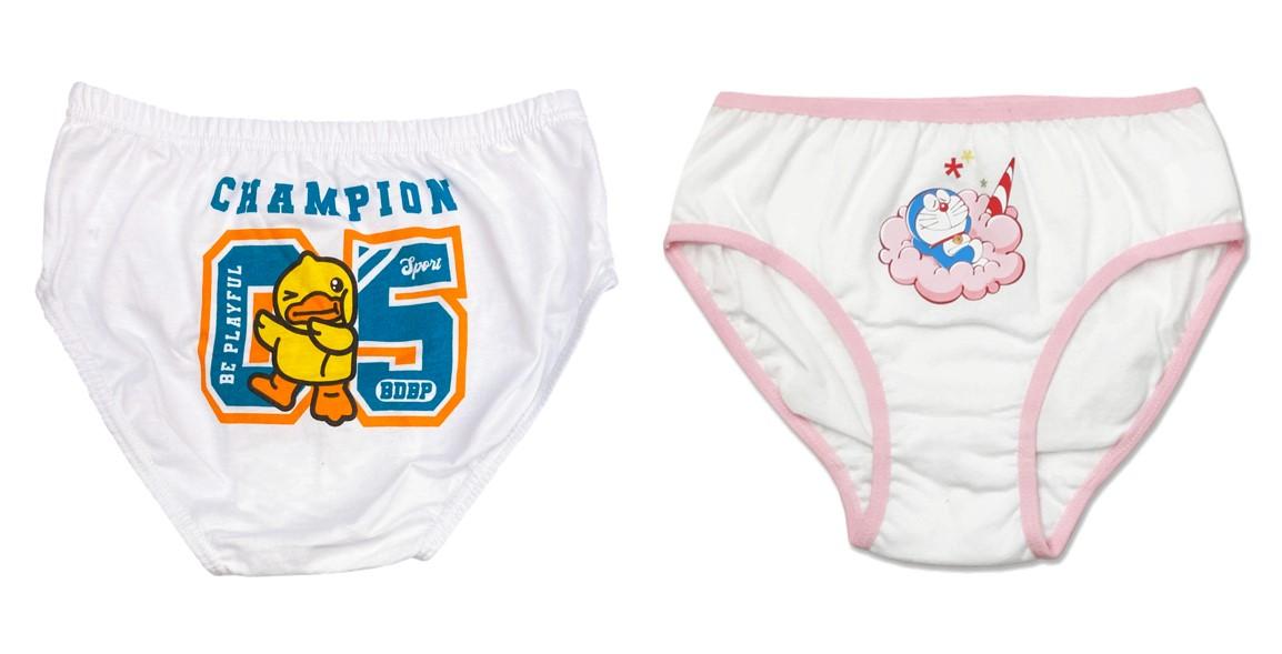 Doraemon/B.Duck童裝卡通純棉内褲(1套3條) (特價:$79/2套,只限沙田/大埔/荃灣/將軍澳/元朗一田)