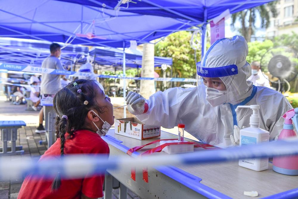 海南全省今起全民檢測。(中新社)