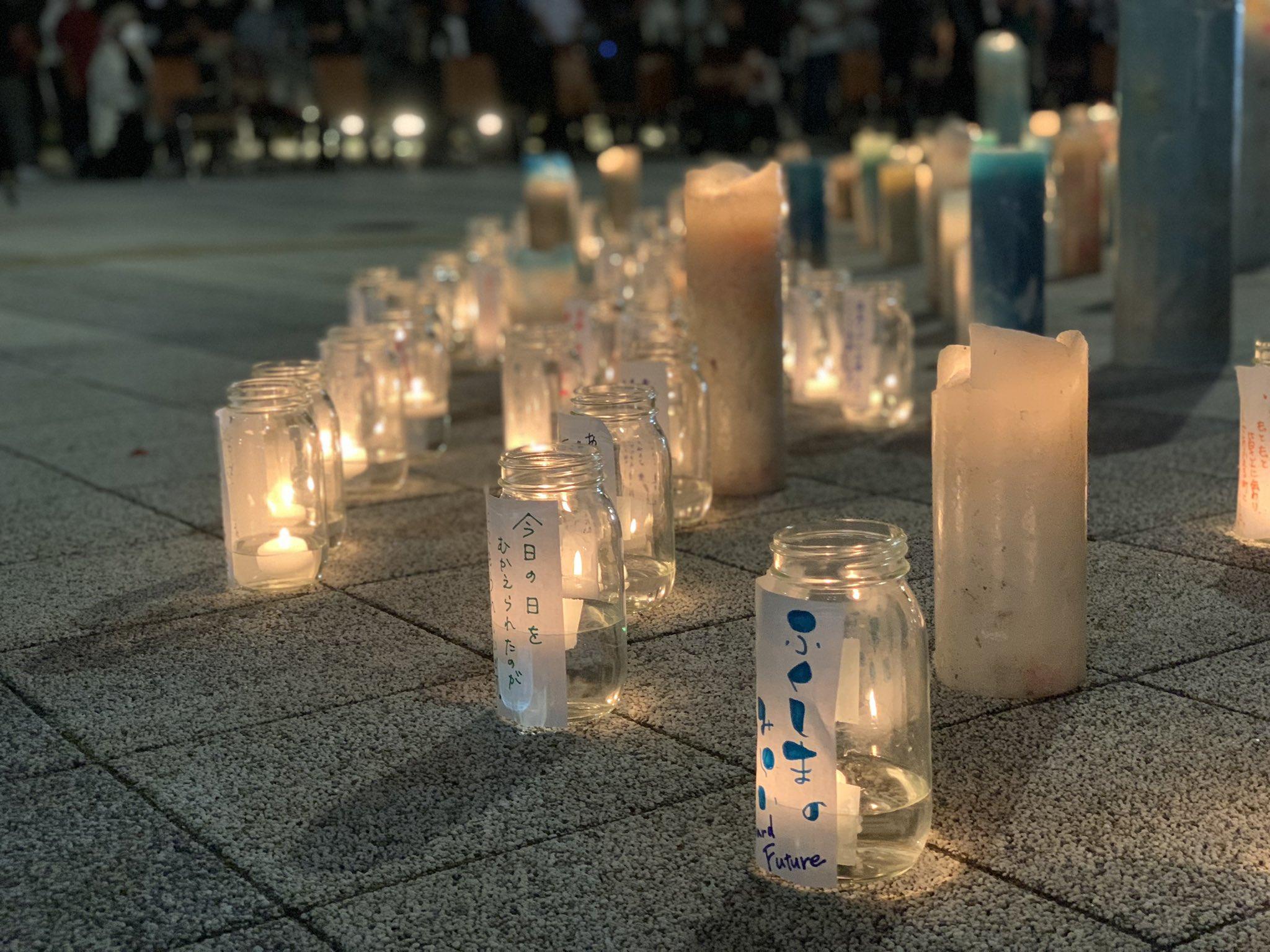 居民祈願希望重建區域。(網上圖片)