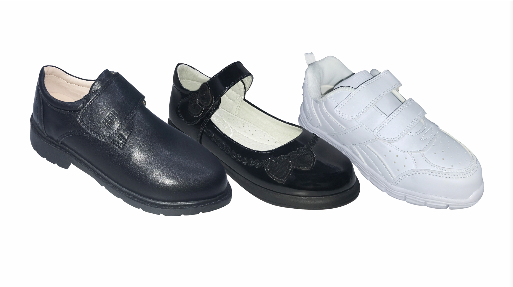 Frog男女童裝黑皮鞋/運動鞋 (特價:$239-$299/對,只限沙田/大埔/將軍澳一田)