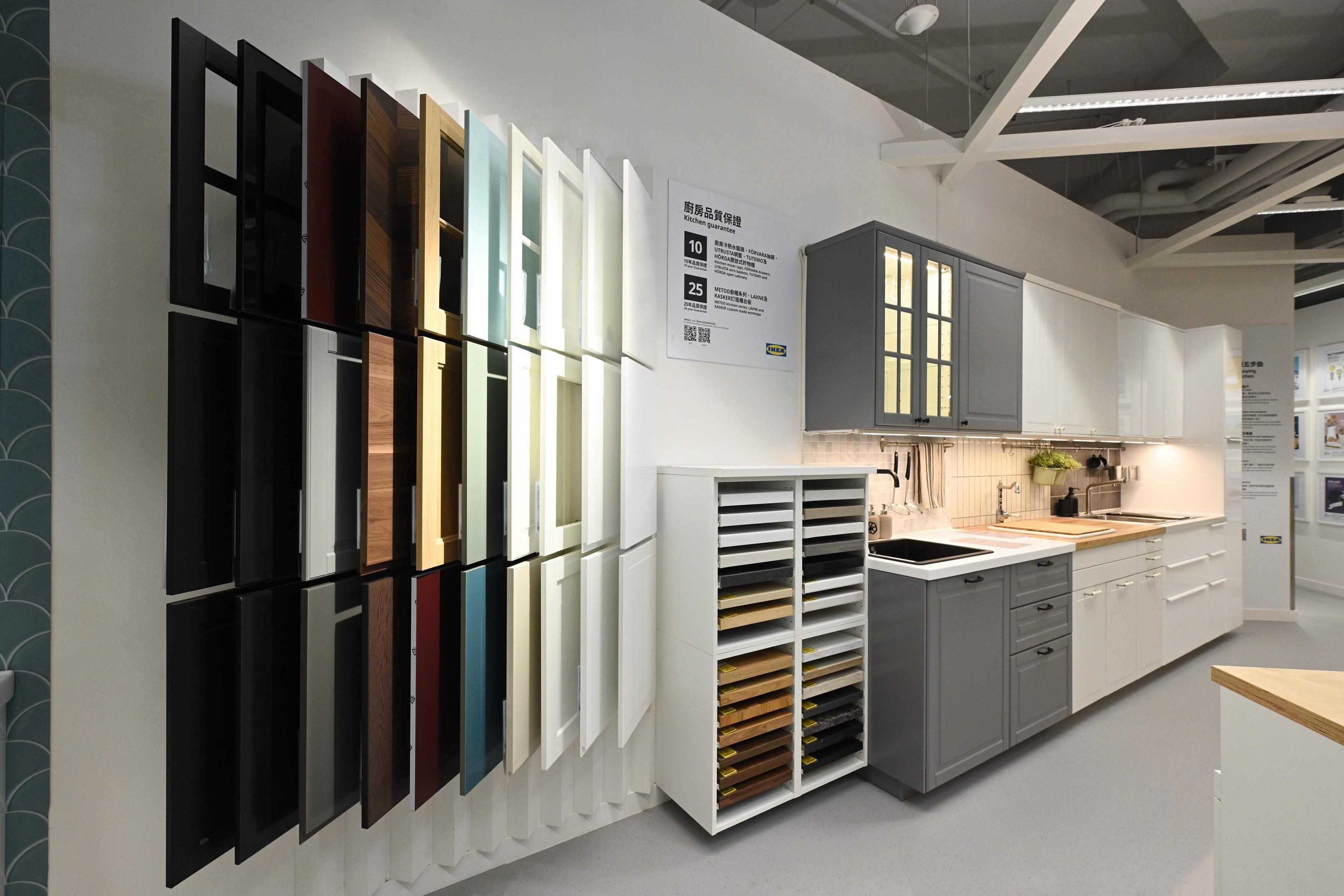 現場有多款原材料可選,讓客人一目了然。