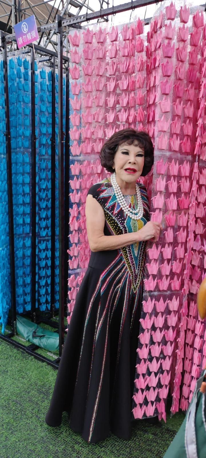 黃夏蕙借230萬隻紙鶴祝阿Mo 早日康復。