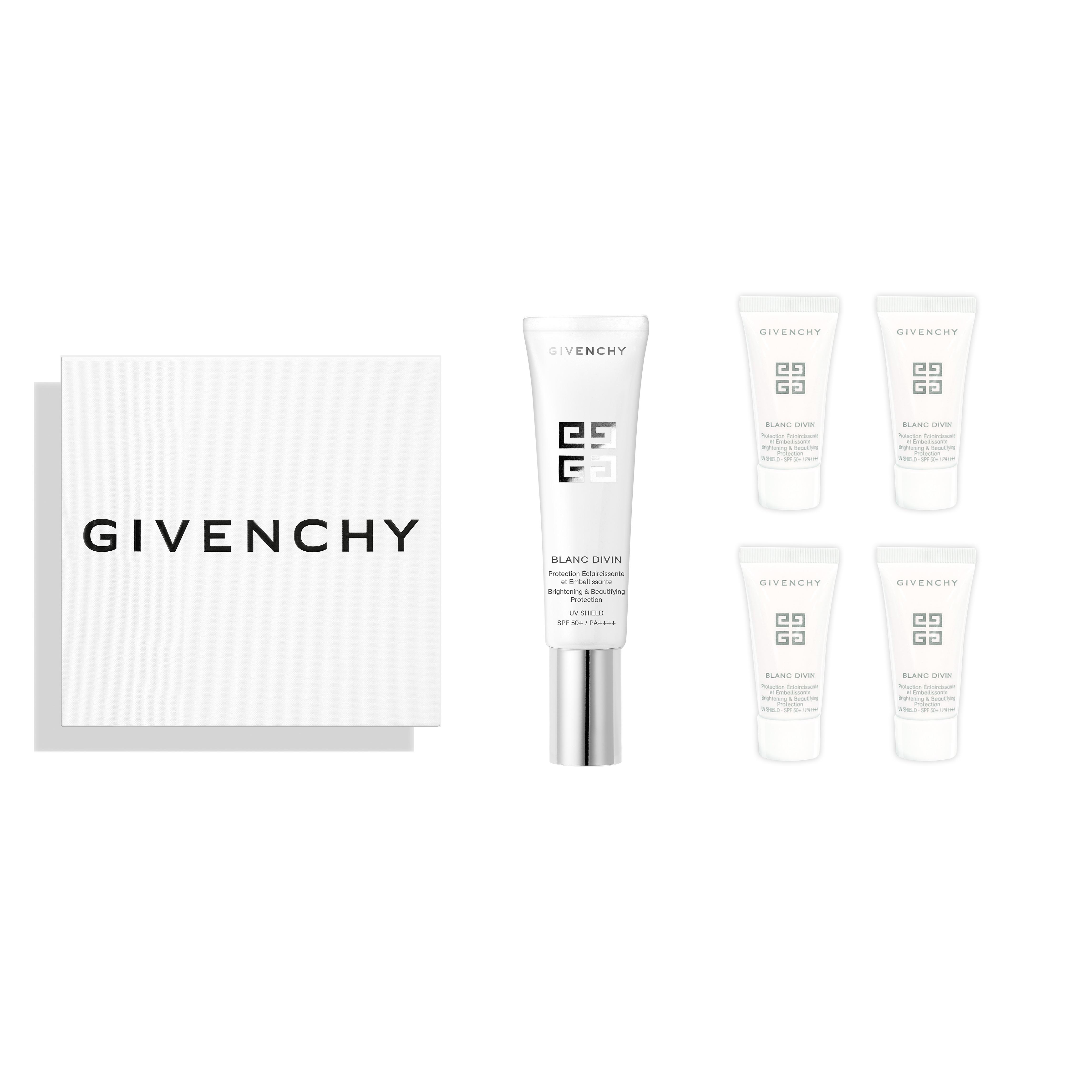 花漾鑽肌淨白防曬乳套裝 $445(價值$742) .花漾鑽肌淨白防曬乳30ml .花漾鑽肌淨白防曬乳5ml x4