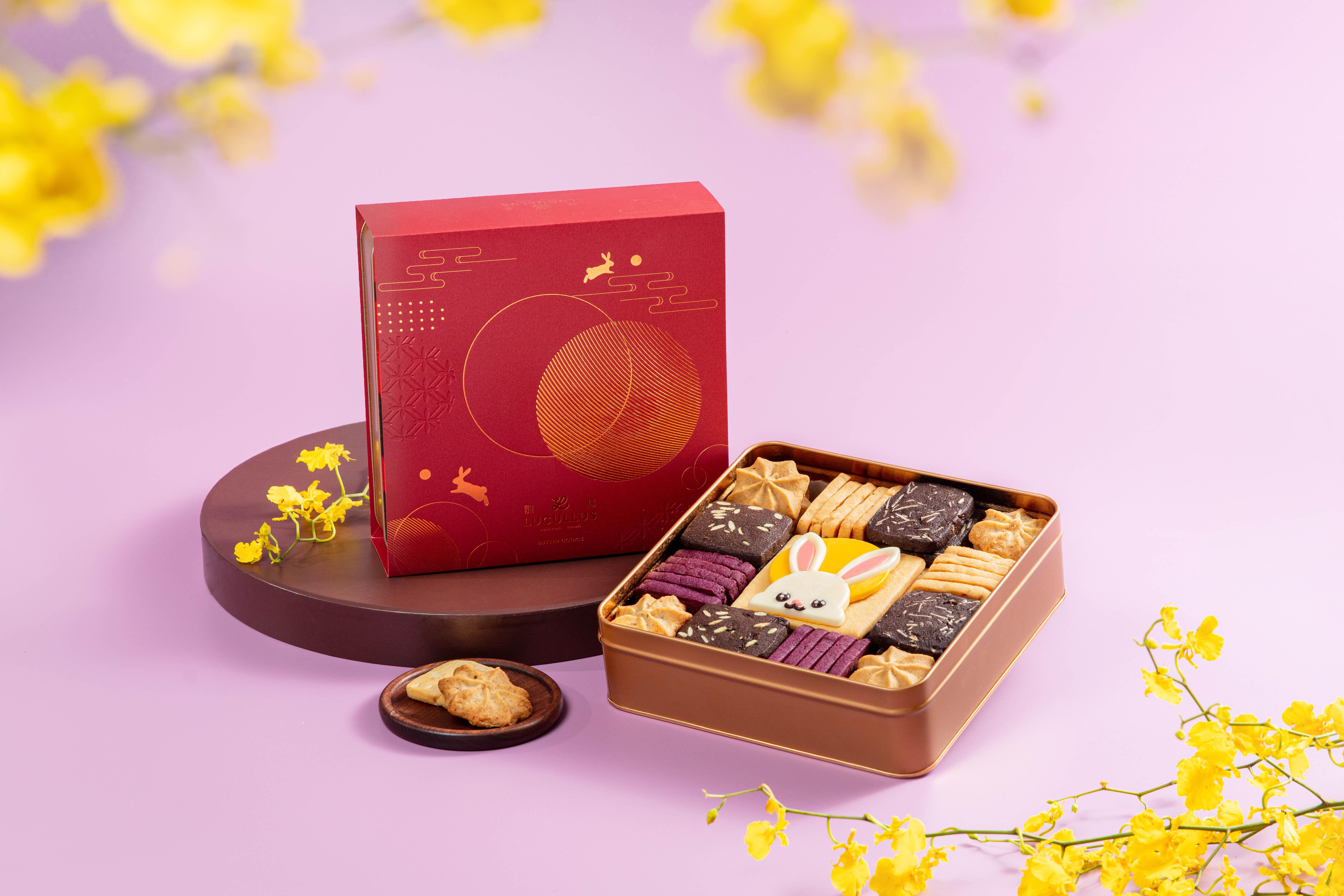 玉兔星空雜錦牛油曲奇禮罐($258/盒)