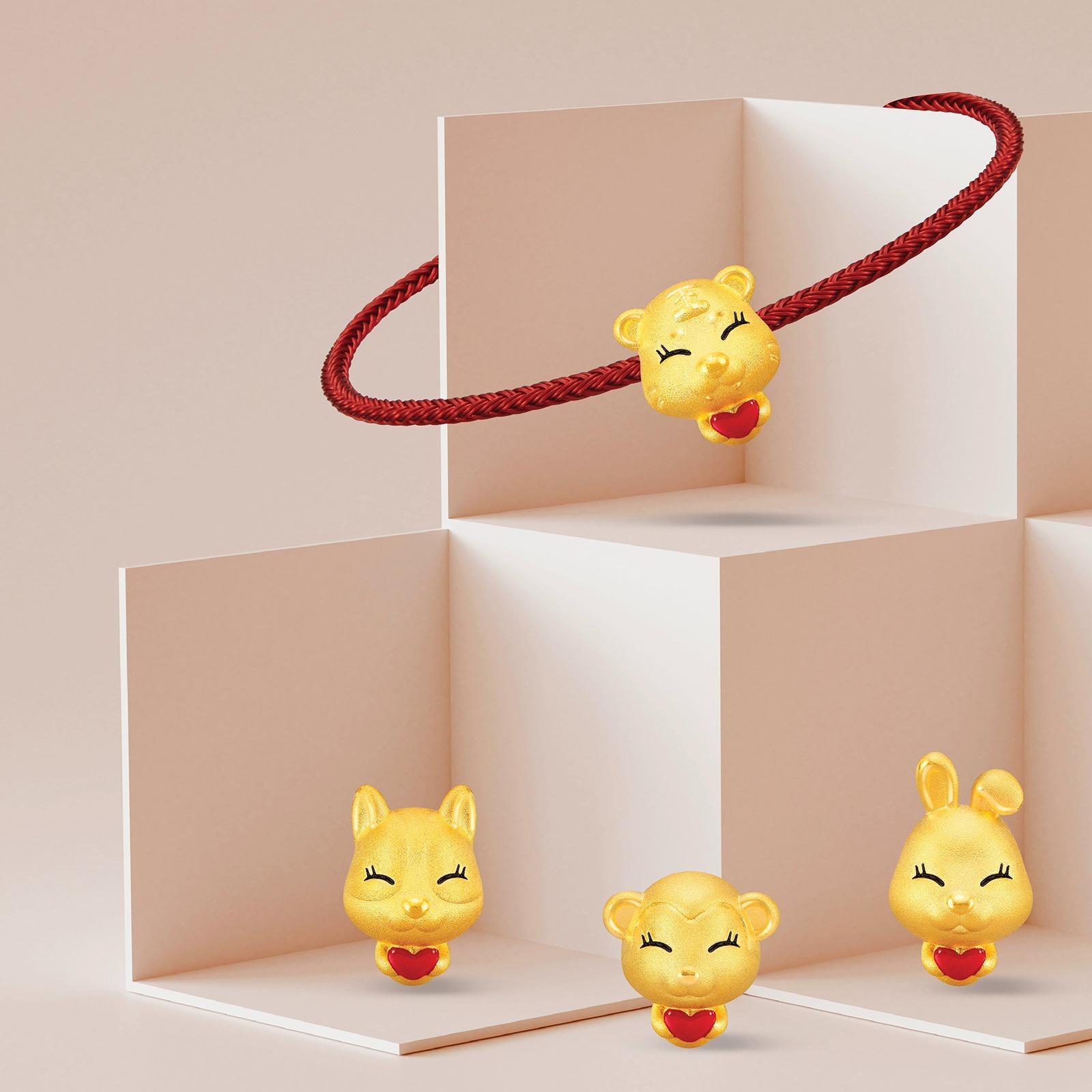 $688限量選購指定圓願足金12生肖手繩1條。