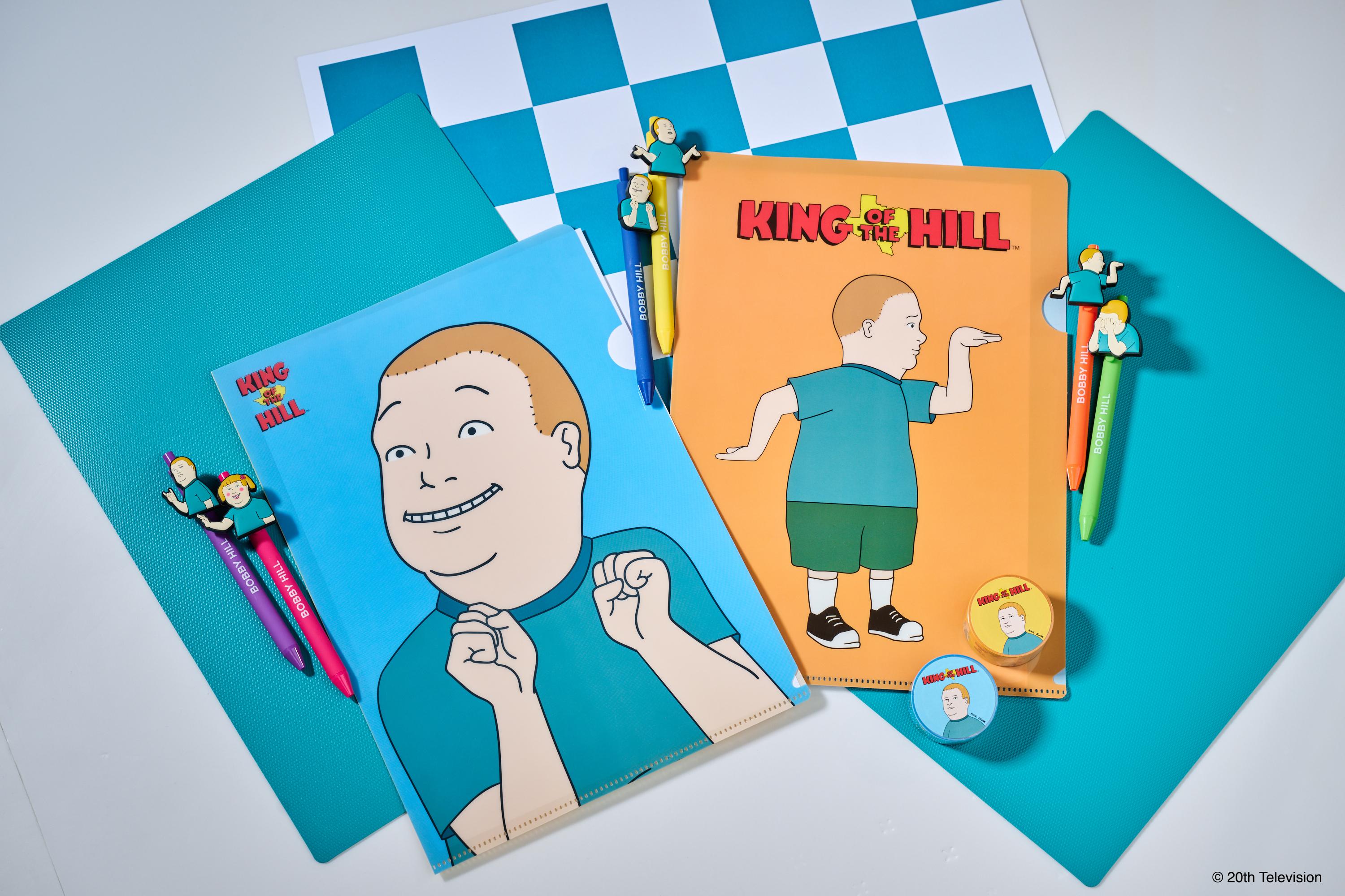 Bobby Hill造型A4透明文件夾HK$38