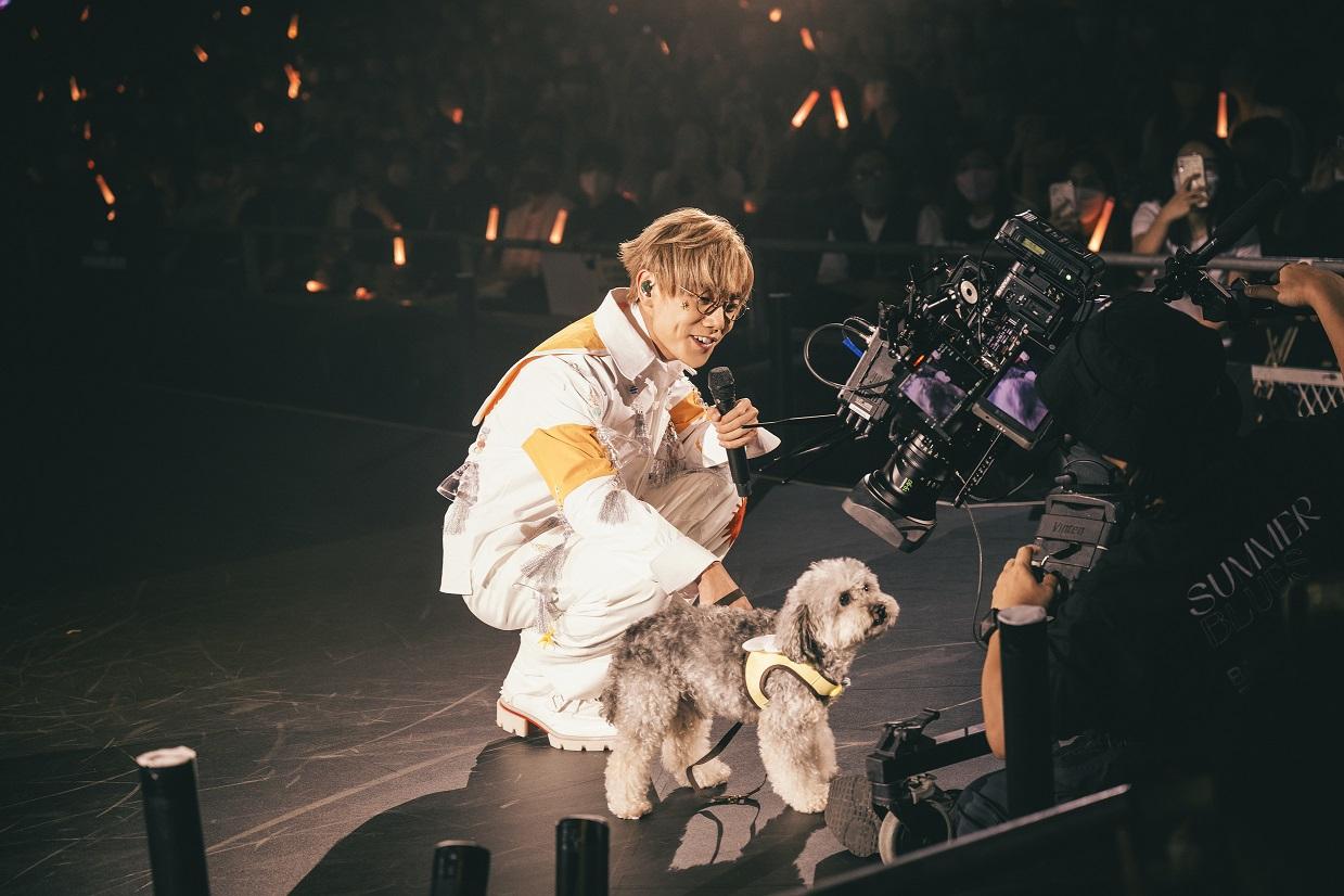 林家謙的愛犬Waffle非常可愛。