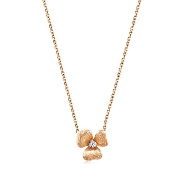 Symphony「頌」18K玫瑰金鑽石頸鍊 $3,700