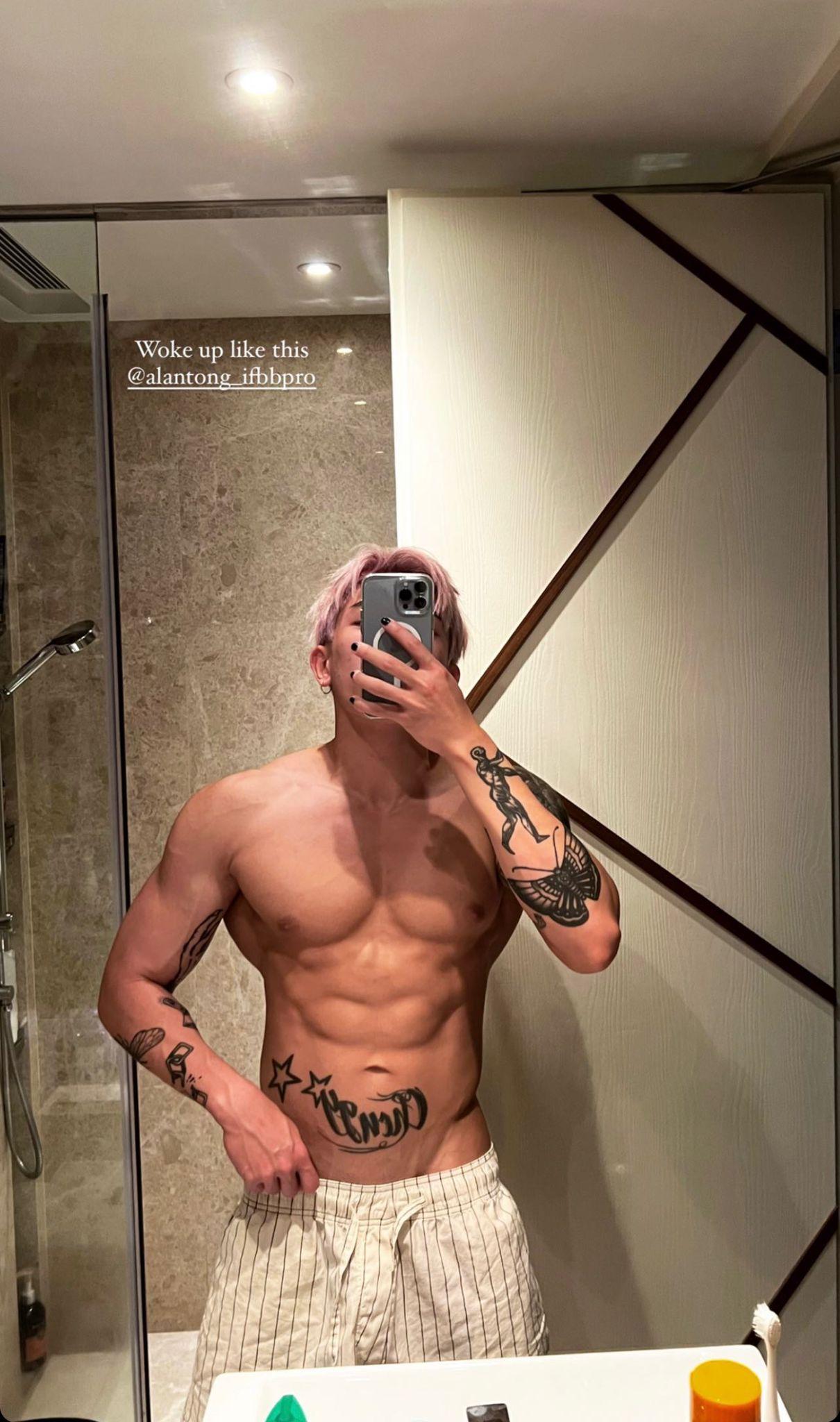 Tyson Yoshi日前才公開弗爆自拍照。