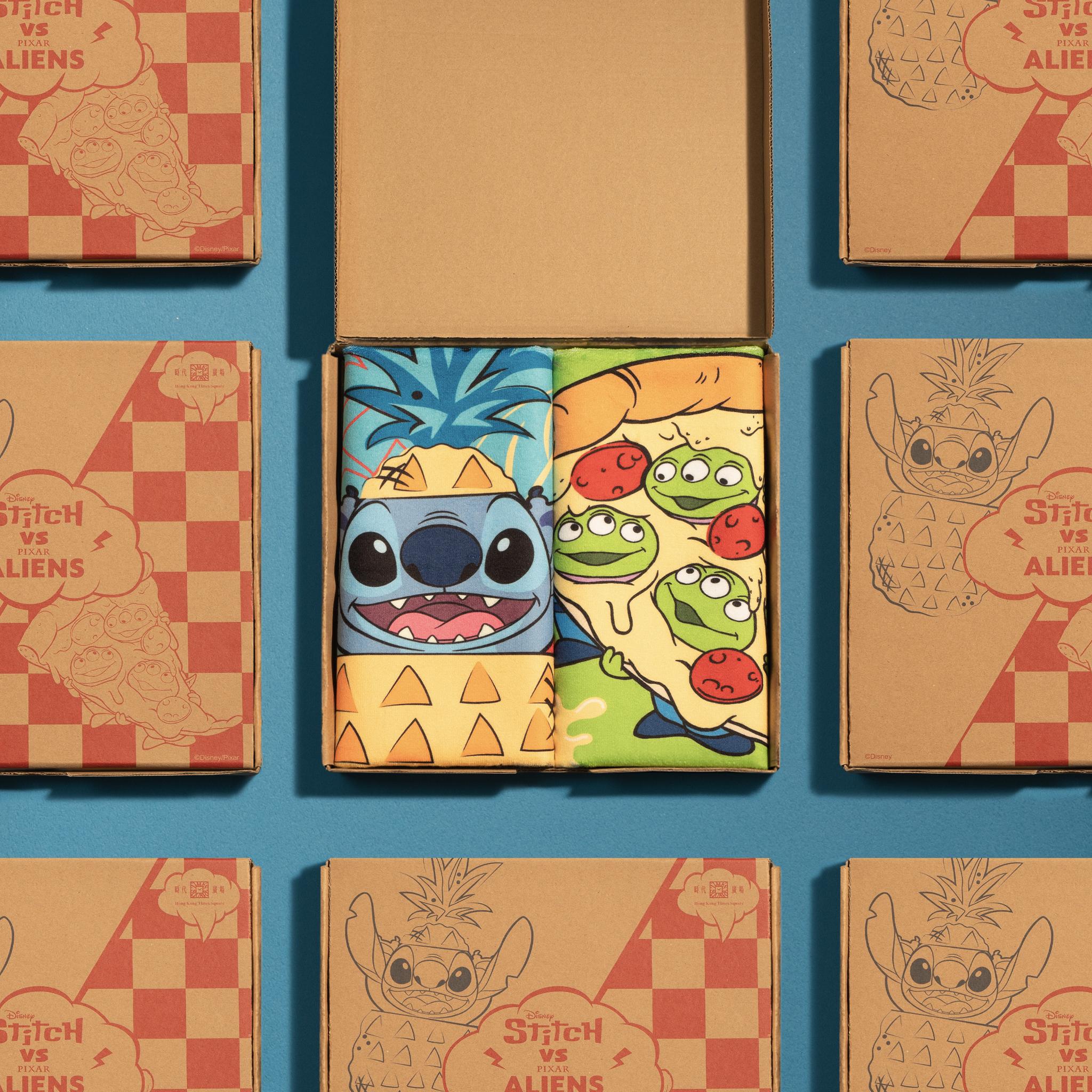 限定版「Disney Stitch VS Pixar Aliens」毛巾套裝