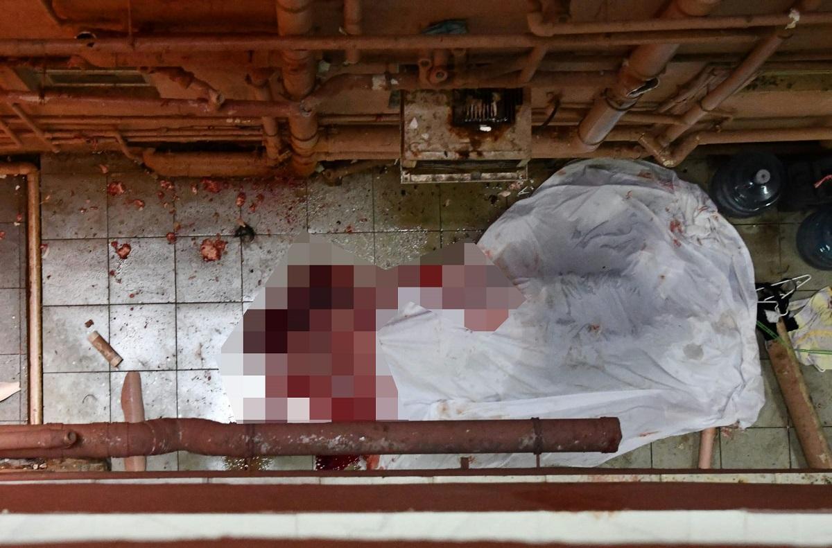 疑在大廈天台玩極限運動失足墮樓的青年,當場證實不治。