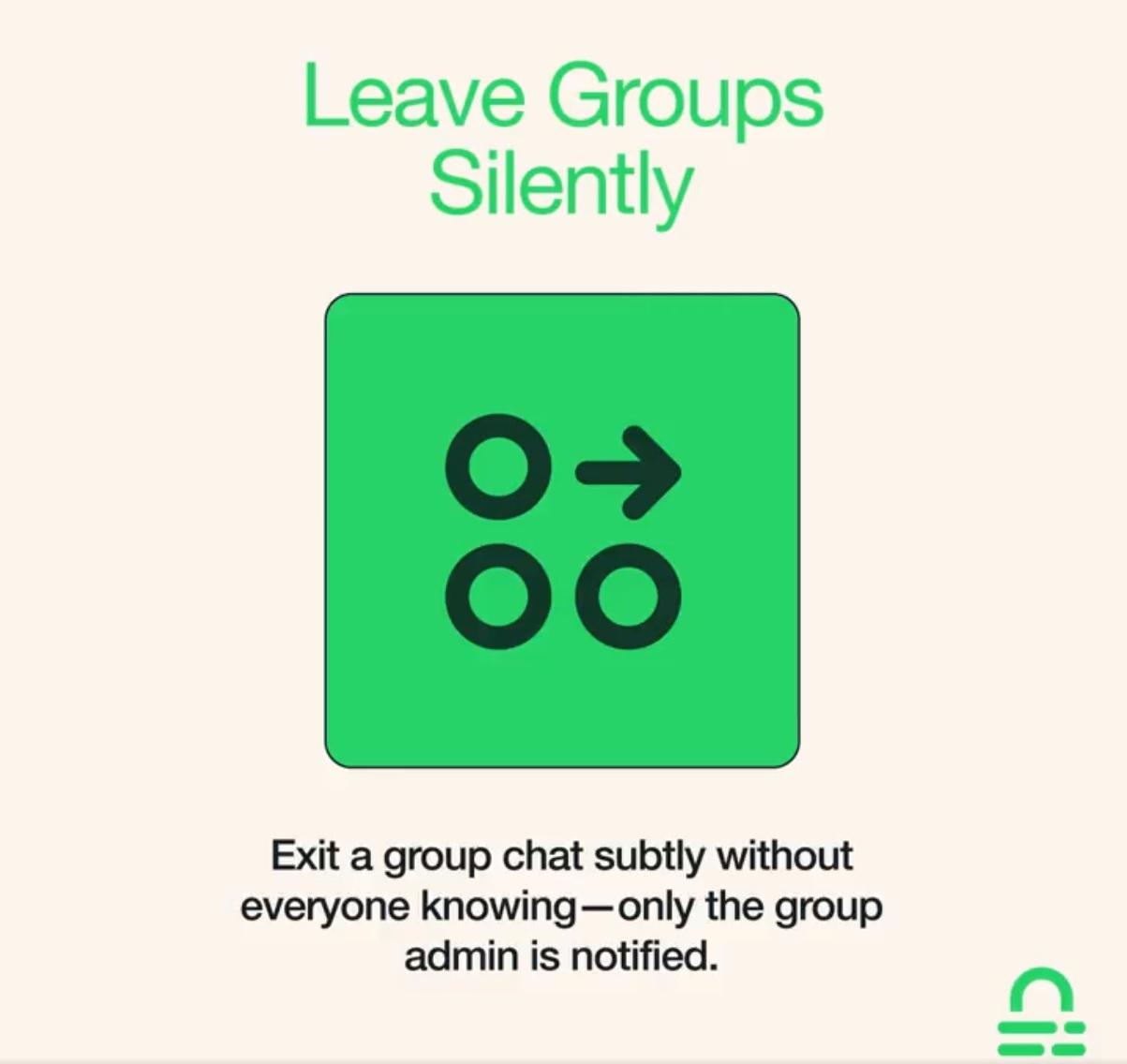 WhatsApp回收訊息期限延至兩日 新增安靜退出群組功能