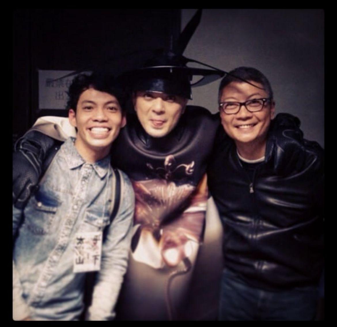 右為Fran9,曾與黃耀明合作,左為演唱會導演Mark,他也有份參與MIRROR演唱會。