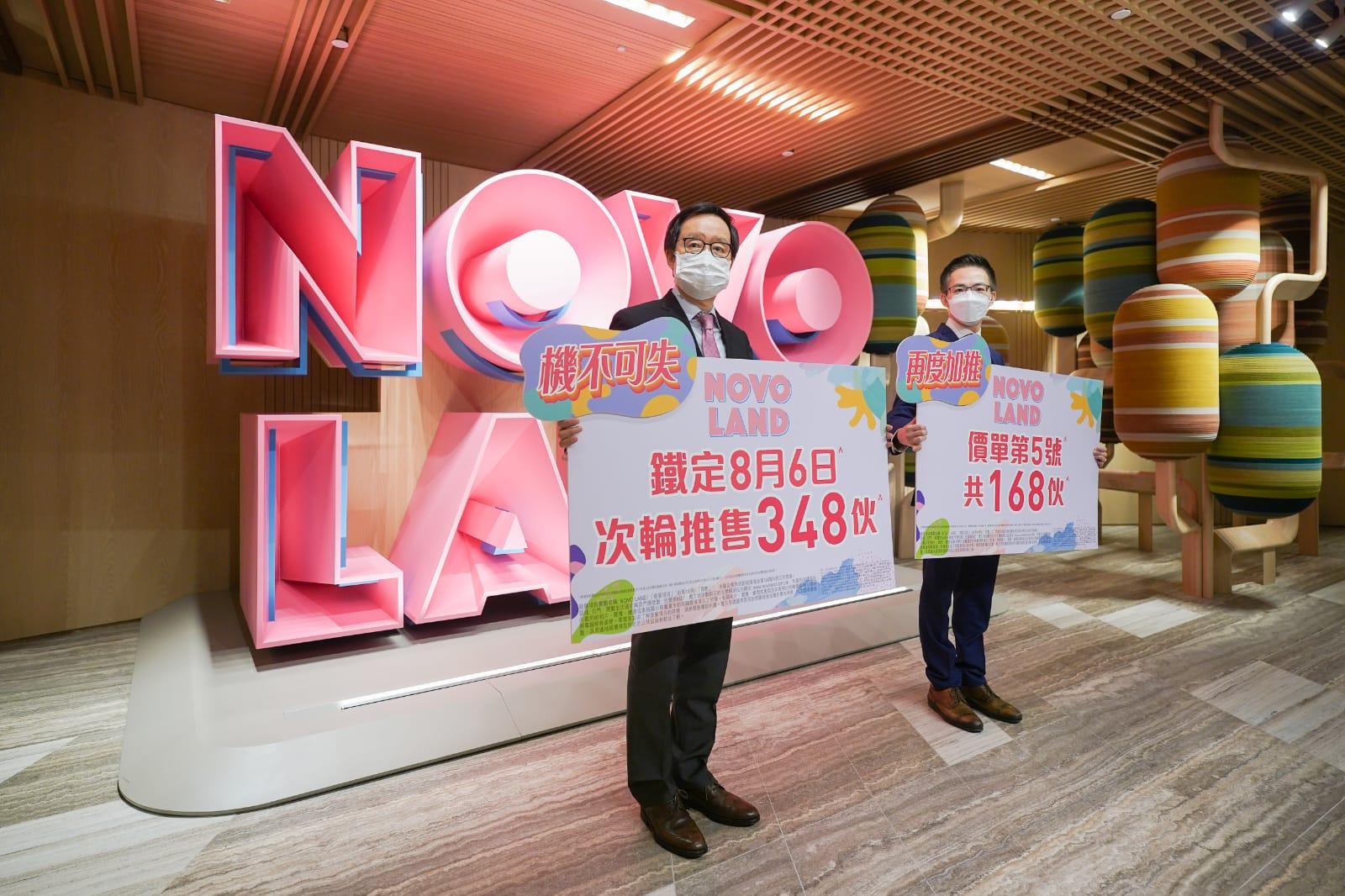 屯門新盤|NOVO LAND原價加推168伙 折實價最平336萬 周六次輪開賣