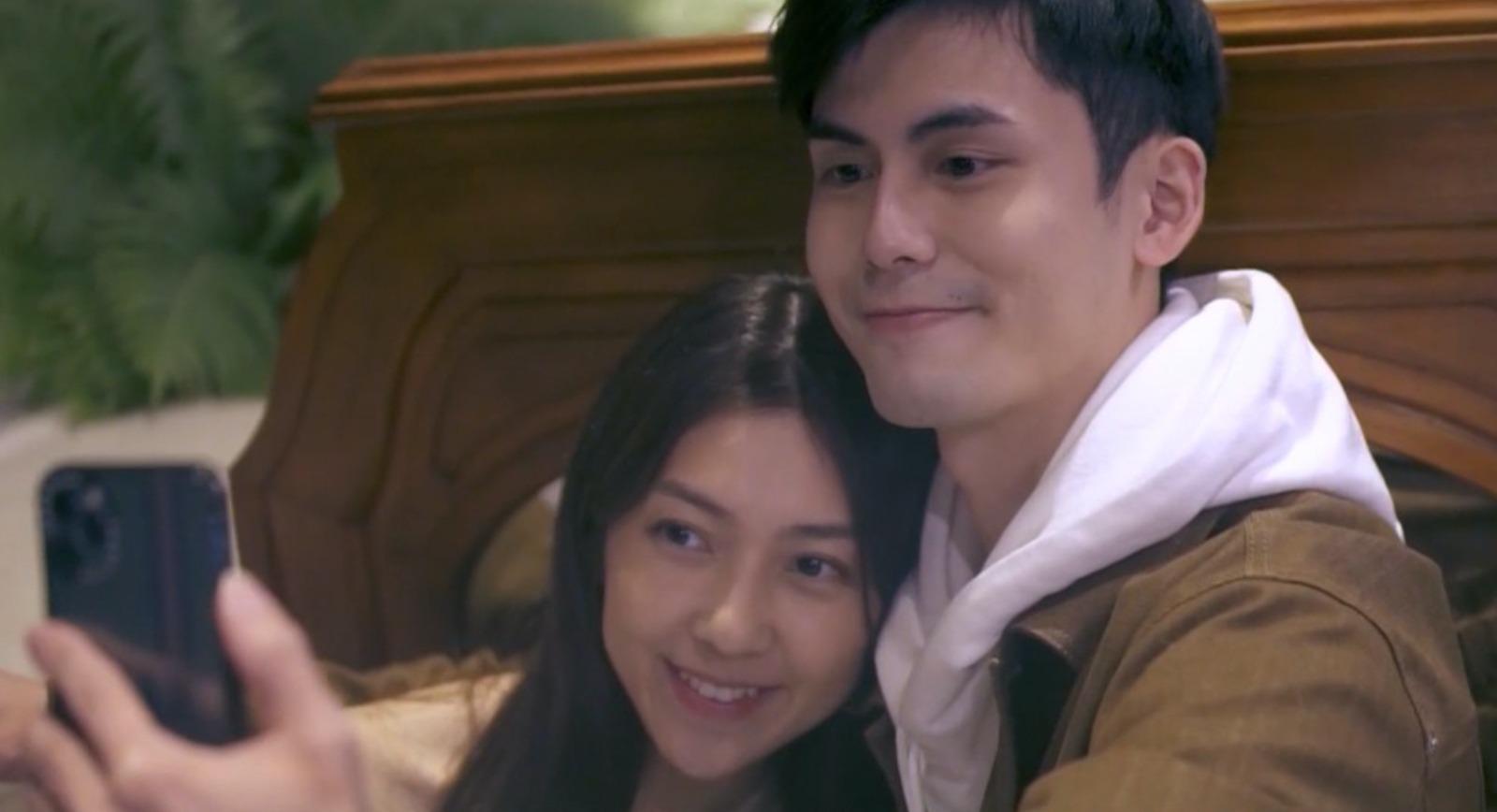 嘉宏與Vicky相約浪漫睇日落。