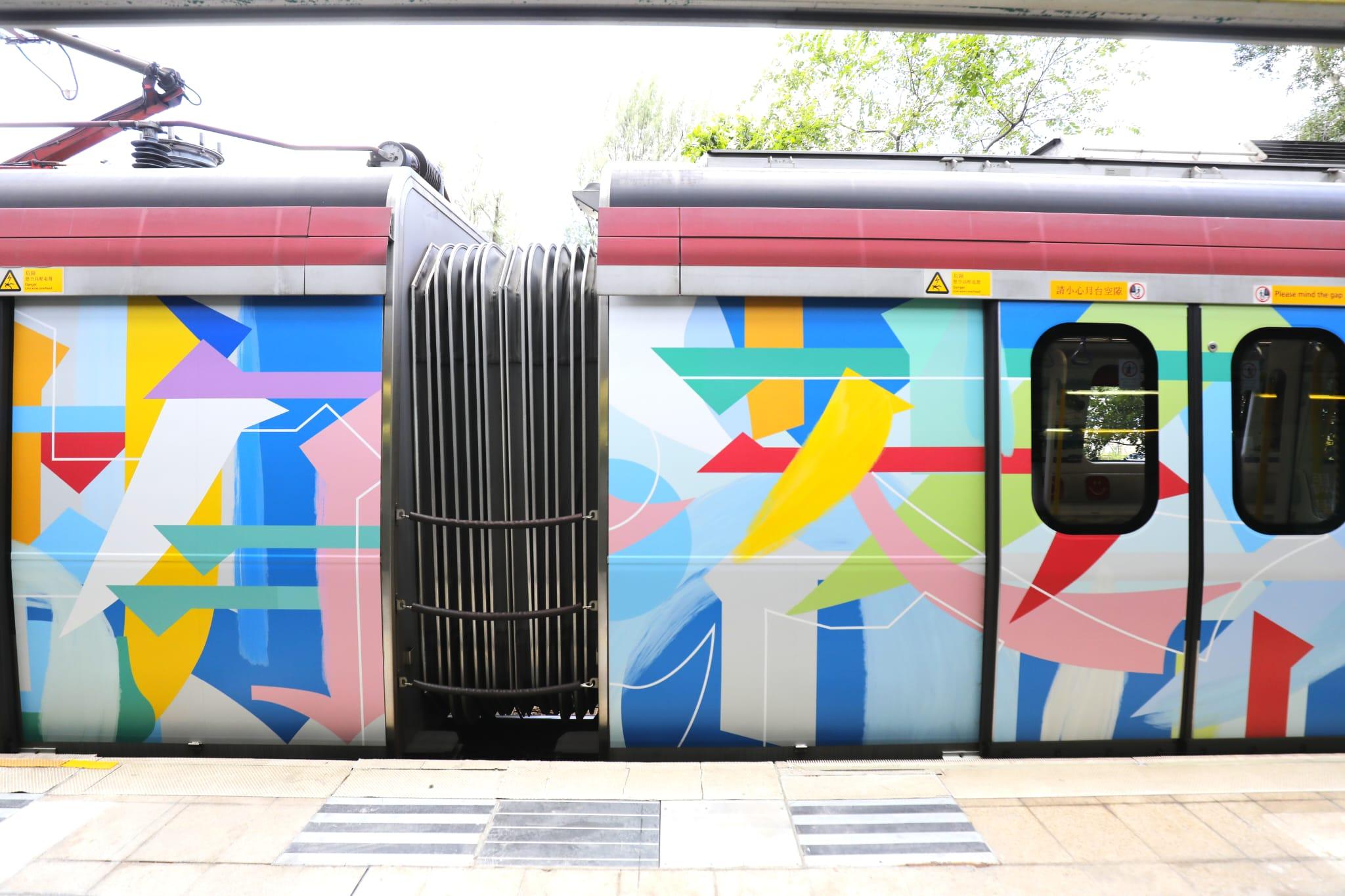 東鐵設藝術列車 藝術家夥沿綫學生設計介紹社區