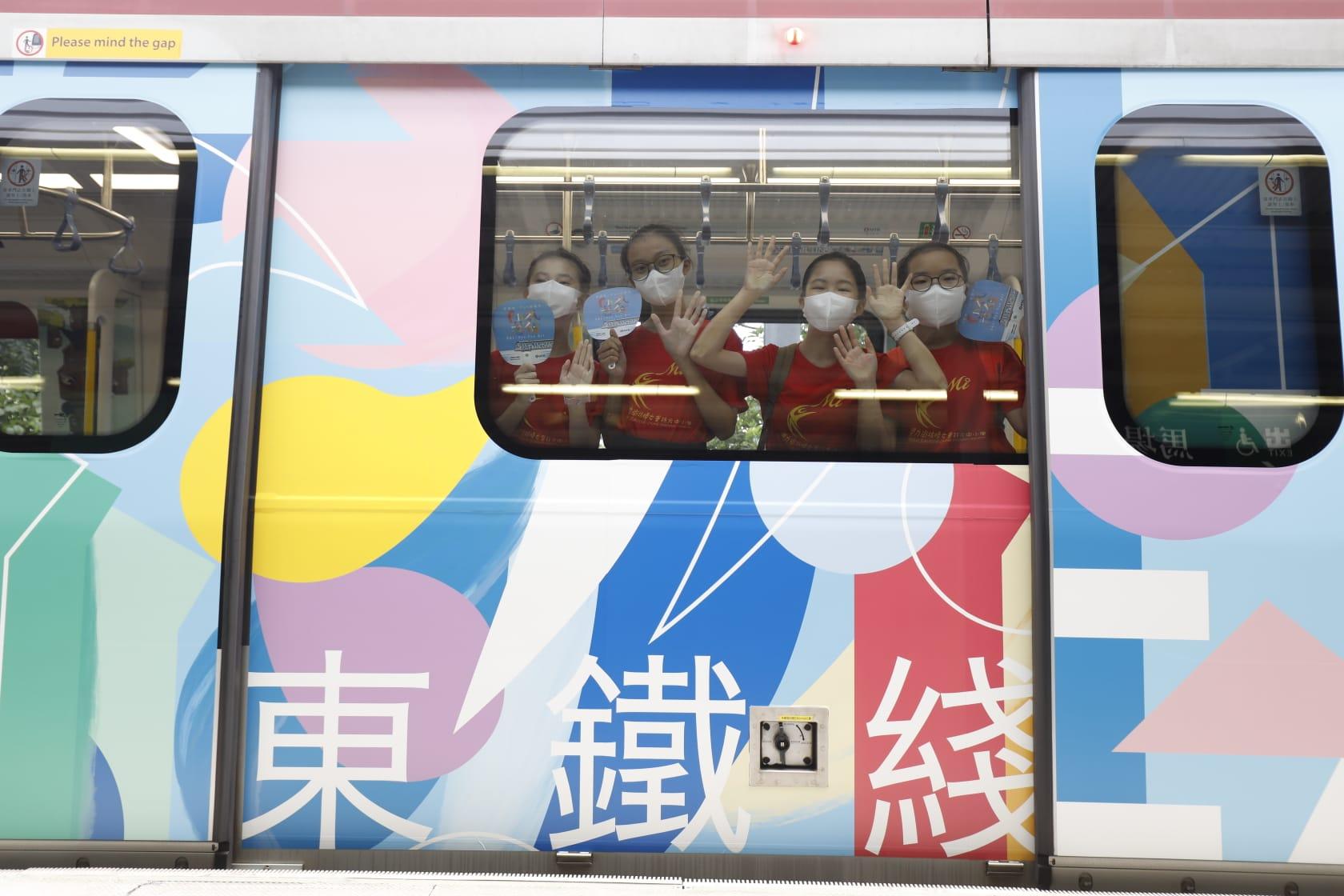 東鐵設藝術列車 藝術家夥沿綫學生設計介紹社區