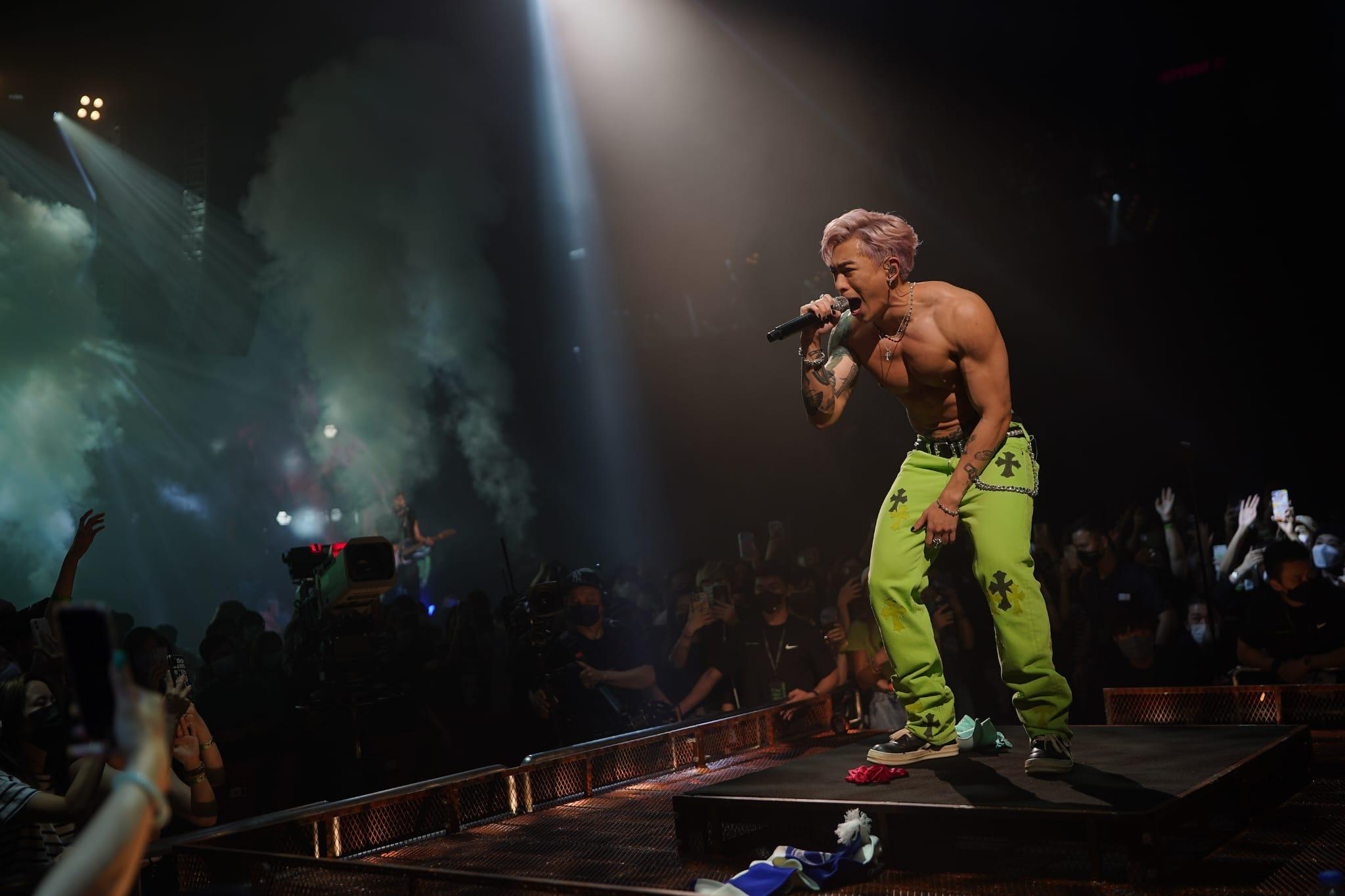 Tyson Yoshi在九展舉行演唱會,全場high爆。