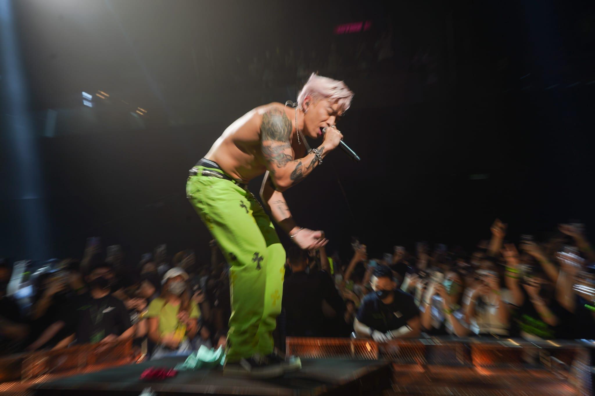 Tyson Yoshi在九展舉行演唱會,全場high爆。