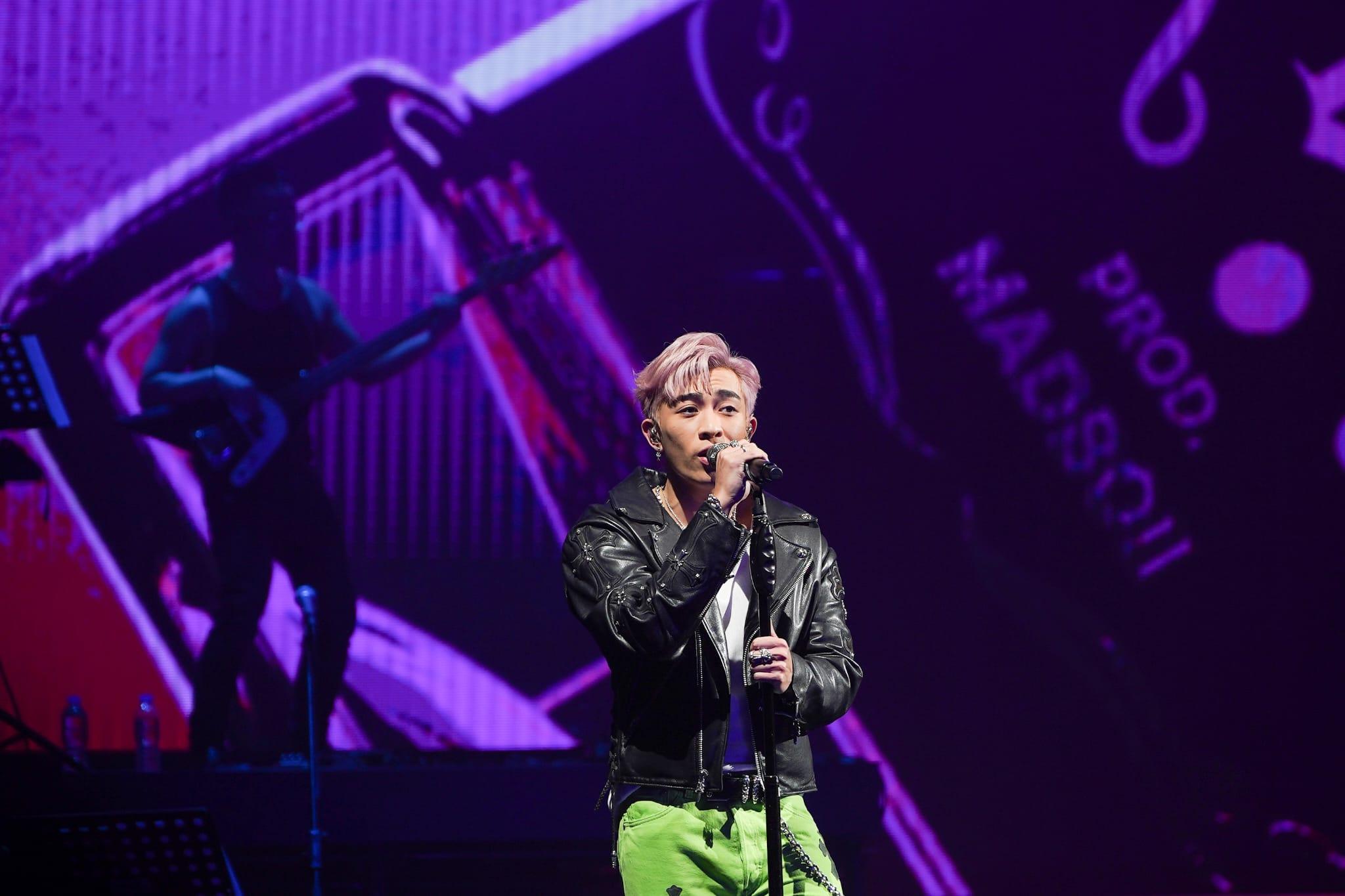 Tyson Yoshi順利完成四場演唱會,自評整體表現整約80分。(李睿哲攝)