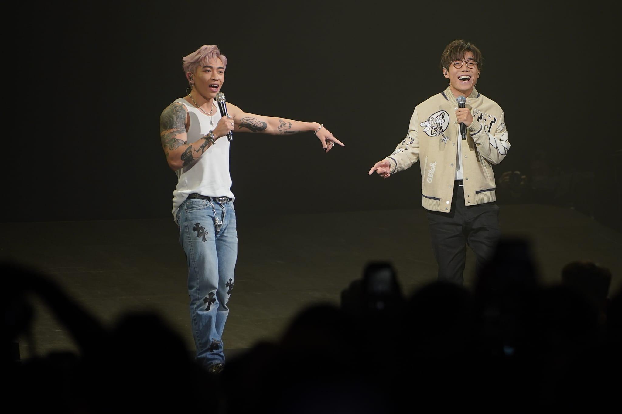 Tyson Yoshi與林家謙互窒勁好笑。