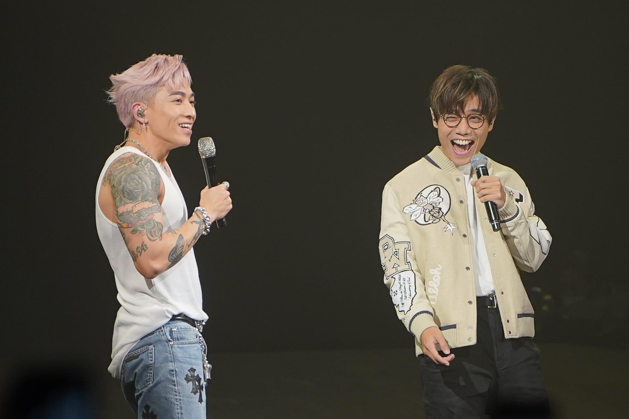 Tyson Yoshi與林家謙互窒勁好笑。