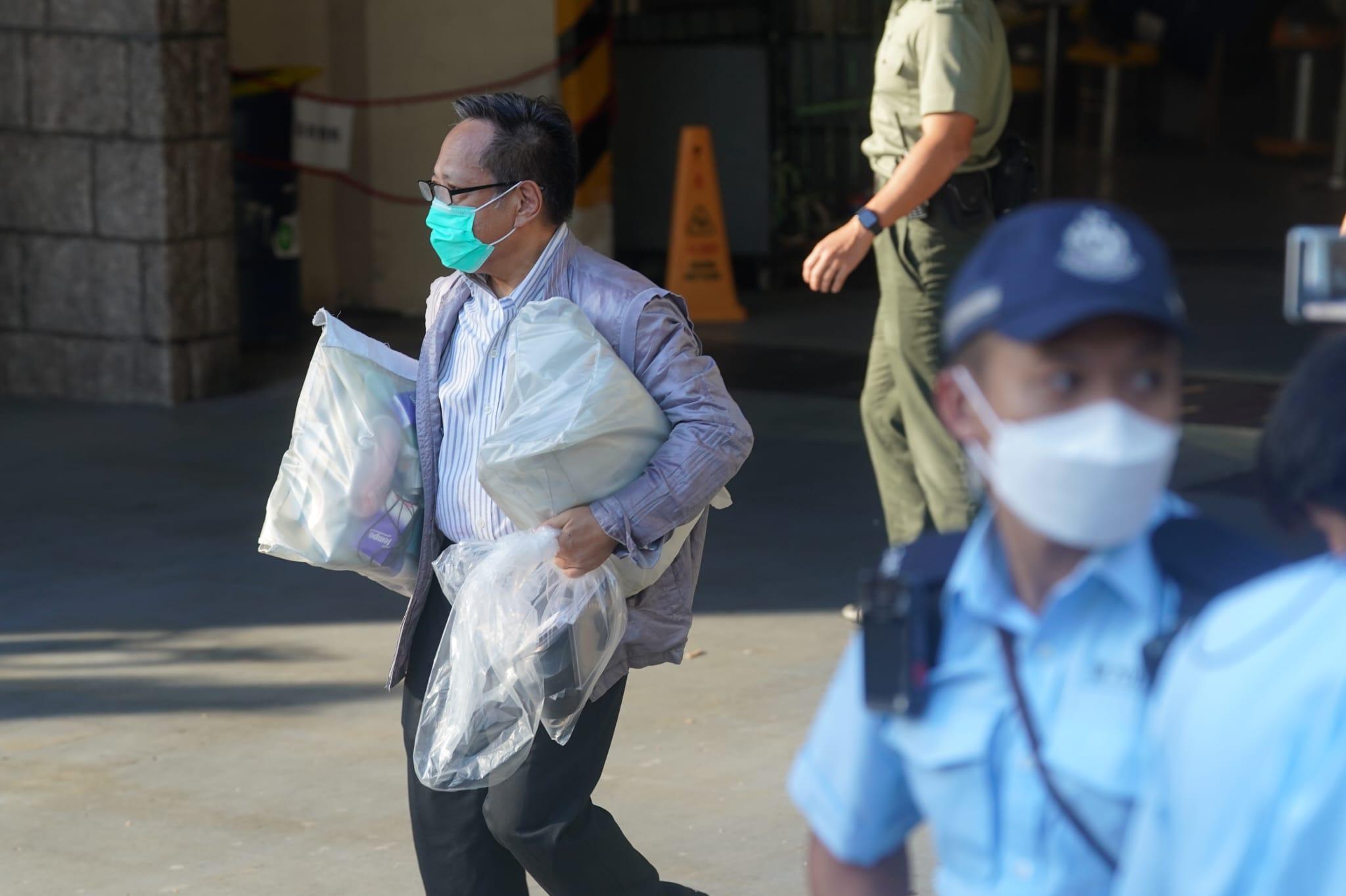 何俊仁獲准保釋。(陳奕釗攝)