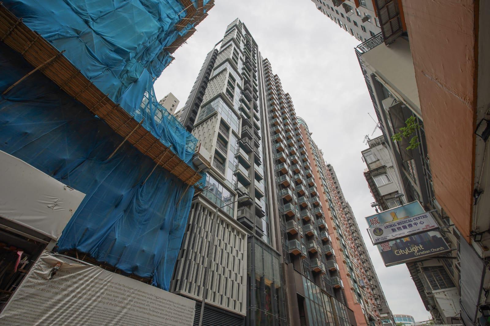 位於何文田勝利道5號的芳菲,現已開放現樓示範單位予公眾預約參觀。(李睿哲攝)