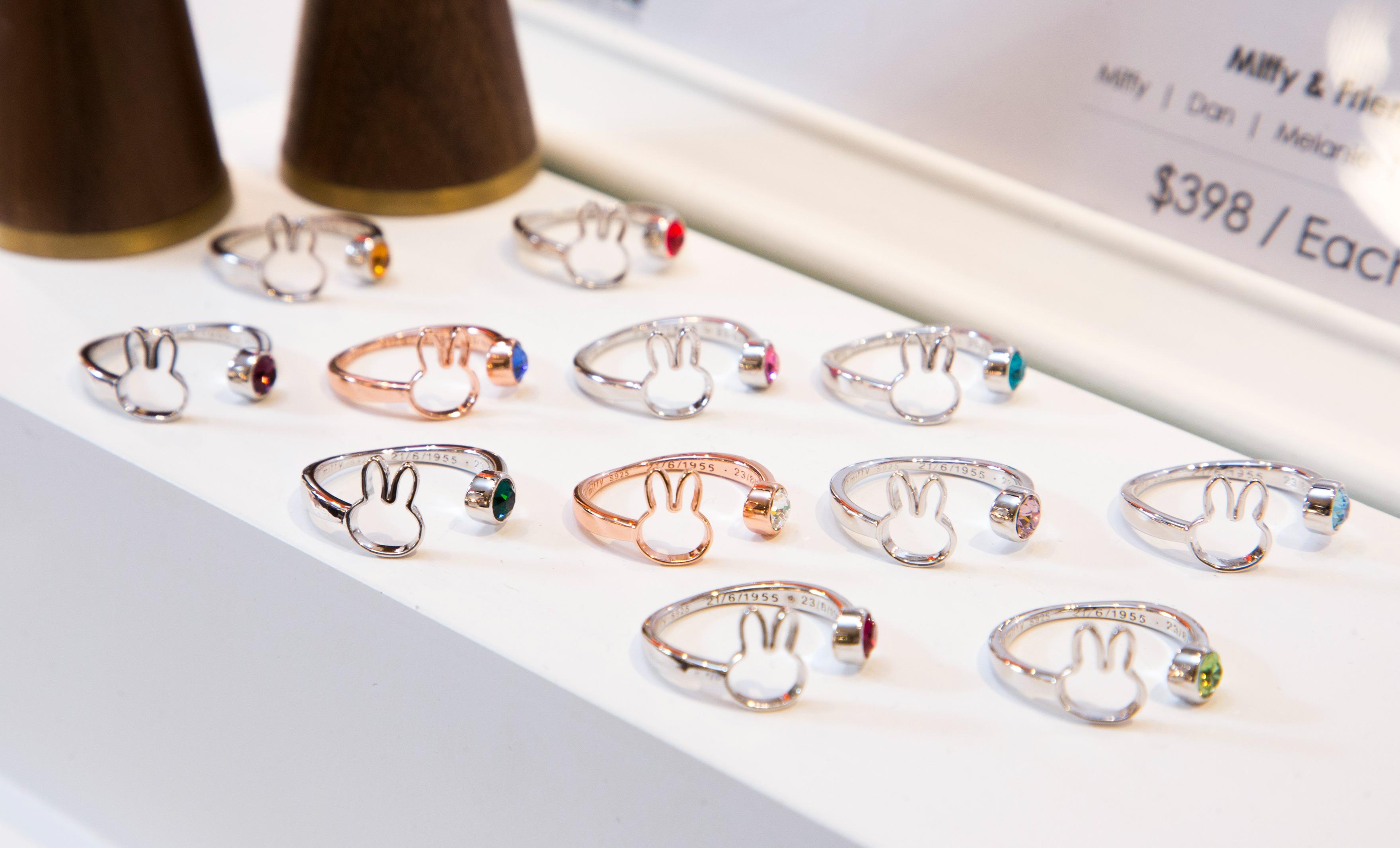 millefeuille-fashion|誕生石水晶戒指 $568