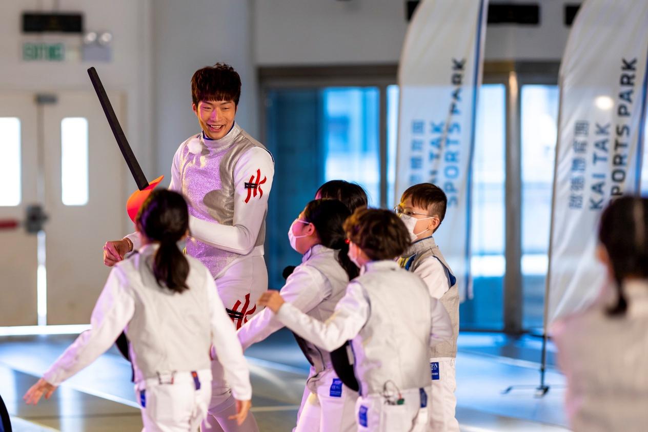 張家朗鼓勵小劍神勇於嘗試 期盼啟德體育園作賽享市民吶喊聲