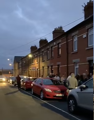 愛爾蘭都柏林一個租盤吸引逾150人排隊睇樓。(互聯網)