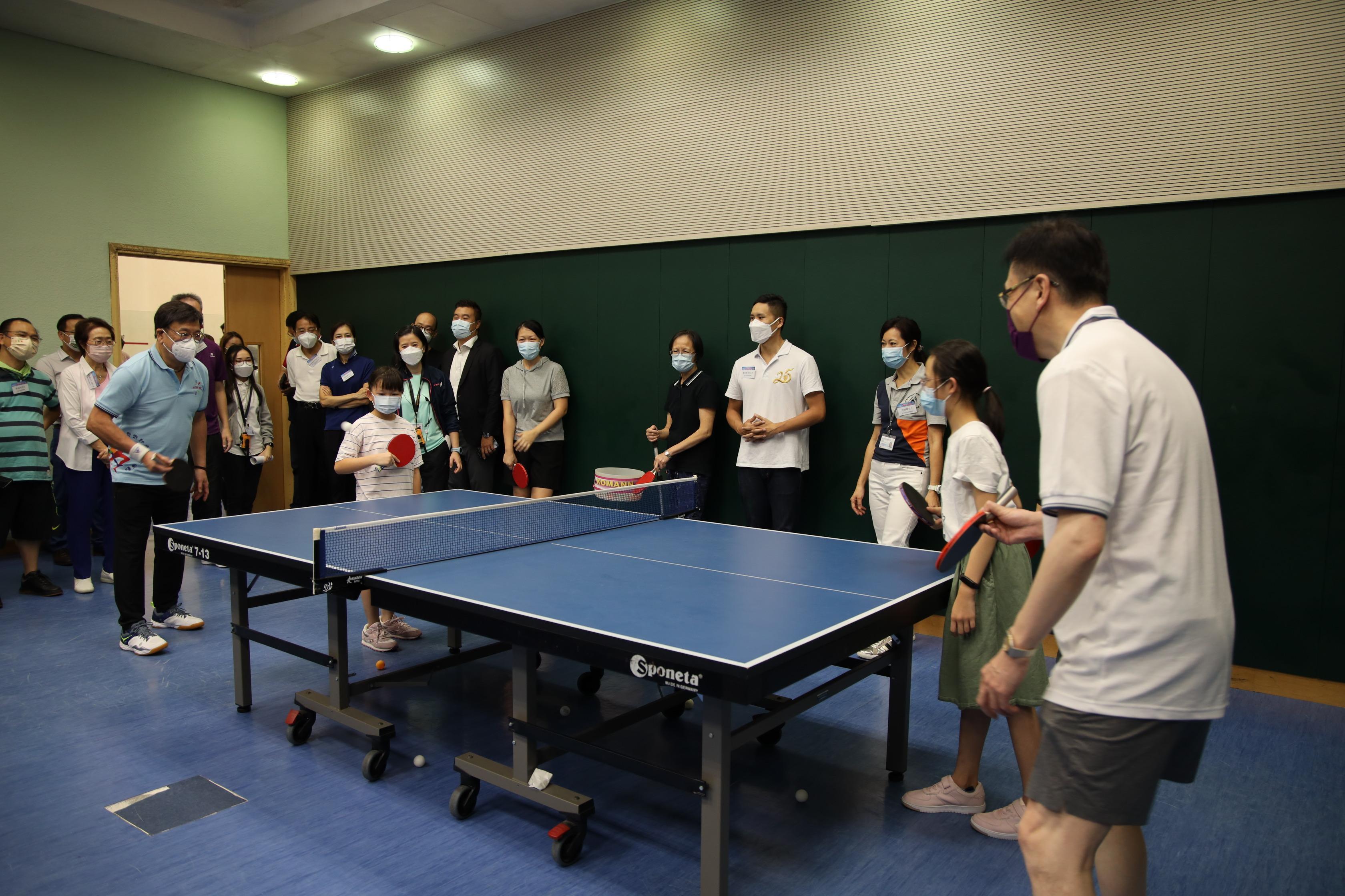 特首李家超參與「全民運動日2022」鼓勵市民勤做運動