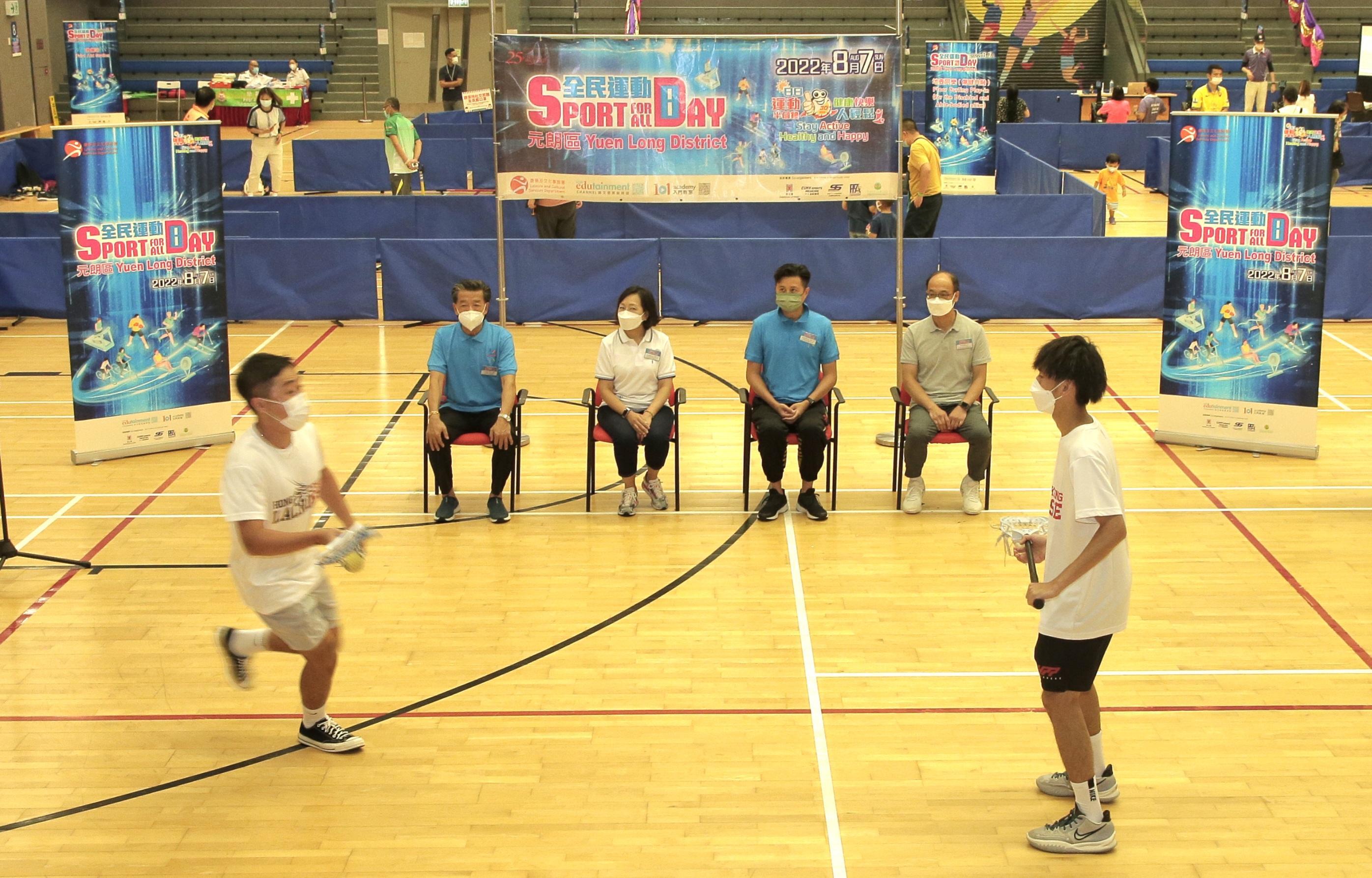 特首李家超參與「全民運動日2022」鼓勵市民勤做運動