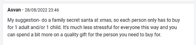 有網民指聖誕「交換禮物」其實可以慳錢。(互聯網)