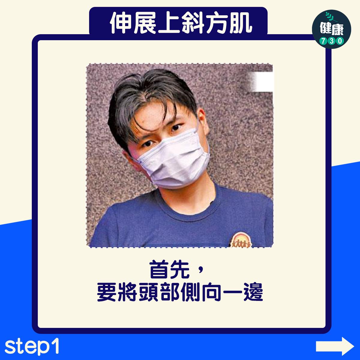 寒背、圓肩改善|伸展上斜方肌(am730製圖)