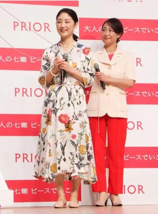 常盤今日現身記者會宣傳資生堂化妝品PRIOR系列。