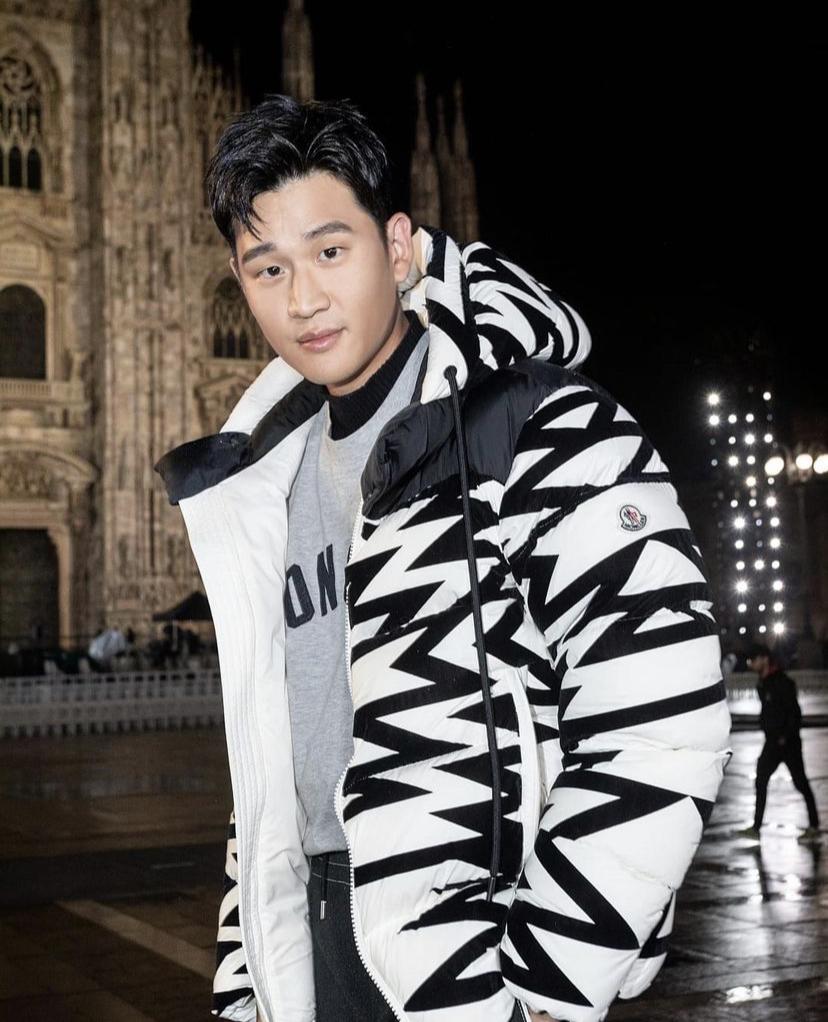 林家謙與周興哲同場出席時裝品牌慶典。(IG圖片)